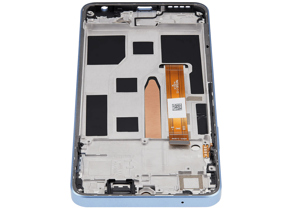 LCD-Display mit Rahmen für Realme 10 Pro (RMX3661) (Refurbished) (Nebula Blue)