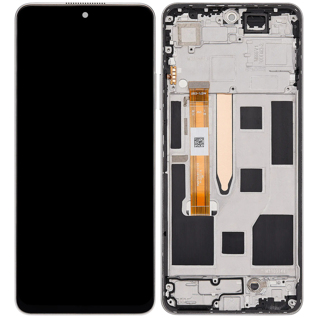 LCD Display with Frame for Realme 10 Pro (RMX3661) (Refurbished) (Hyperspace Gold)