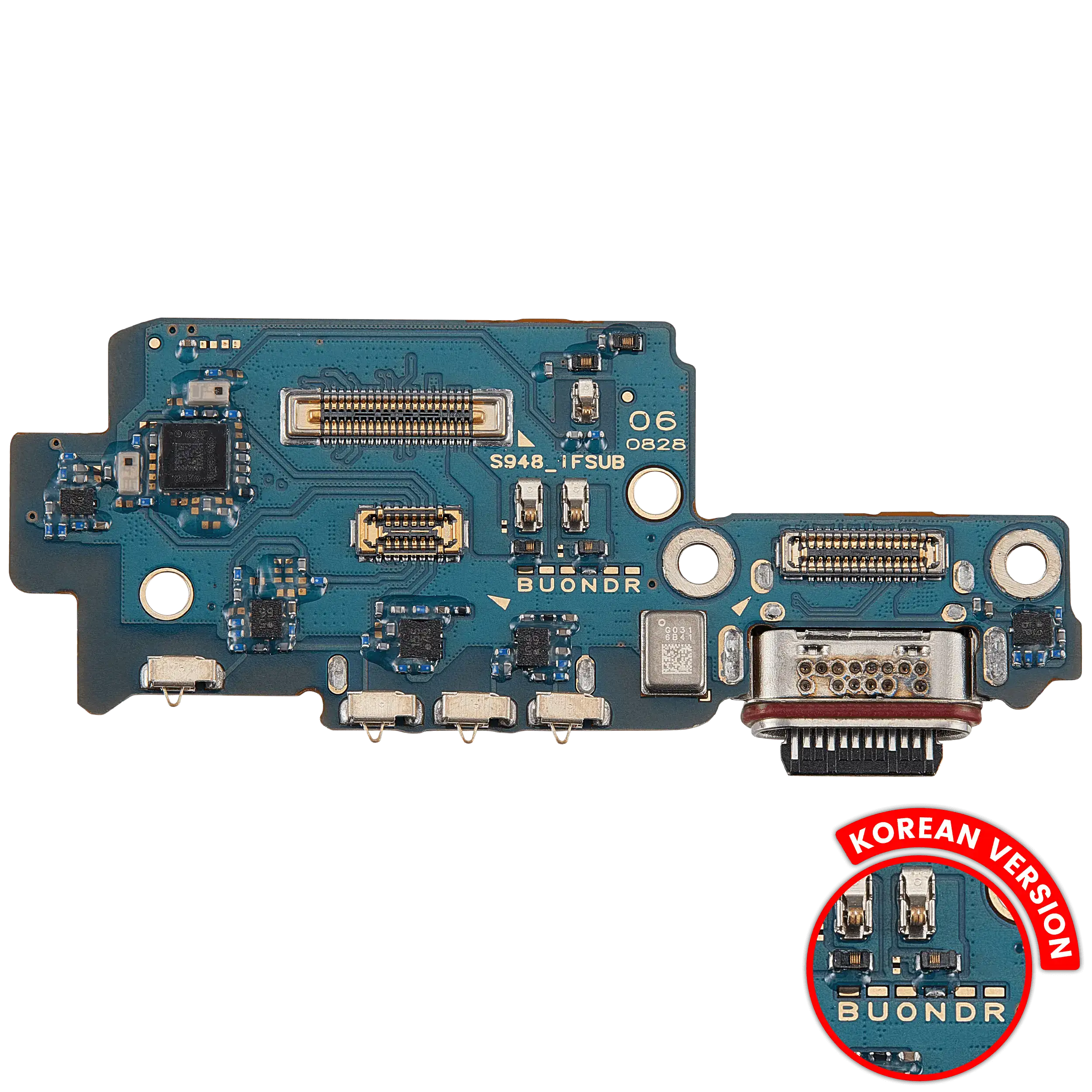 Ladebuchse Board mit Sim Card Reader Compatible für Samsung Galaxy S26 Ultra (S948N) (Korean Version) (Premium)