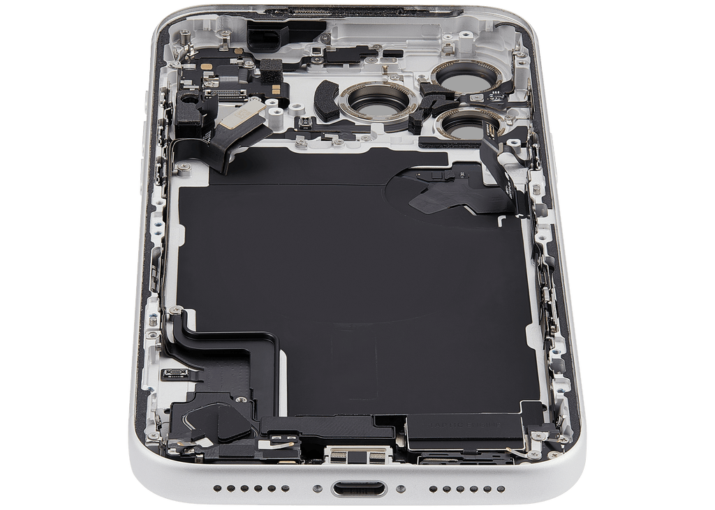 Original Apple-Ausbau A gebraucht – iPhone 17 Pro Max EU Backcover/Rahmen Silber