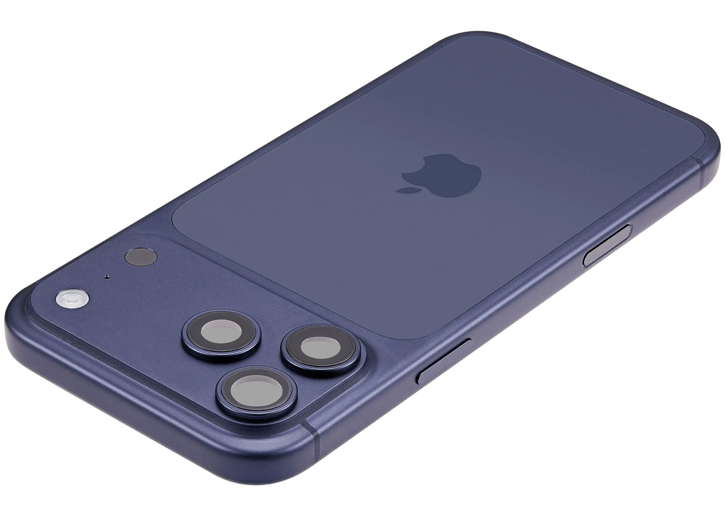 Original Apple-Ausbau A gebraucht – iPhone 17 Pro Max Backcover/Rahmen Deep Blau
