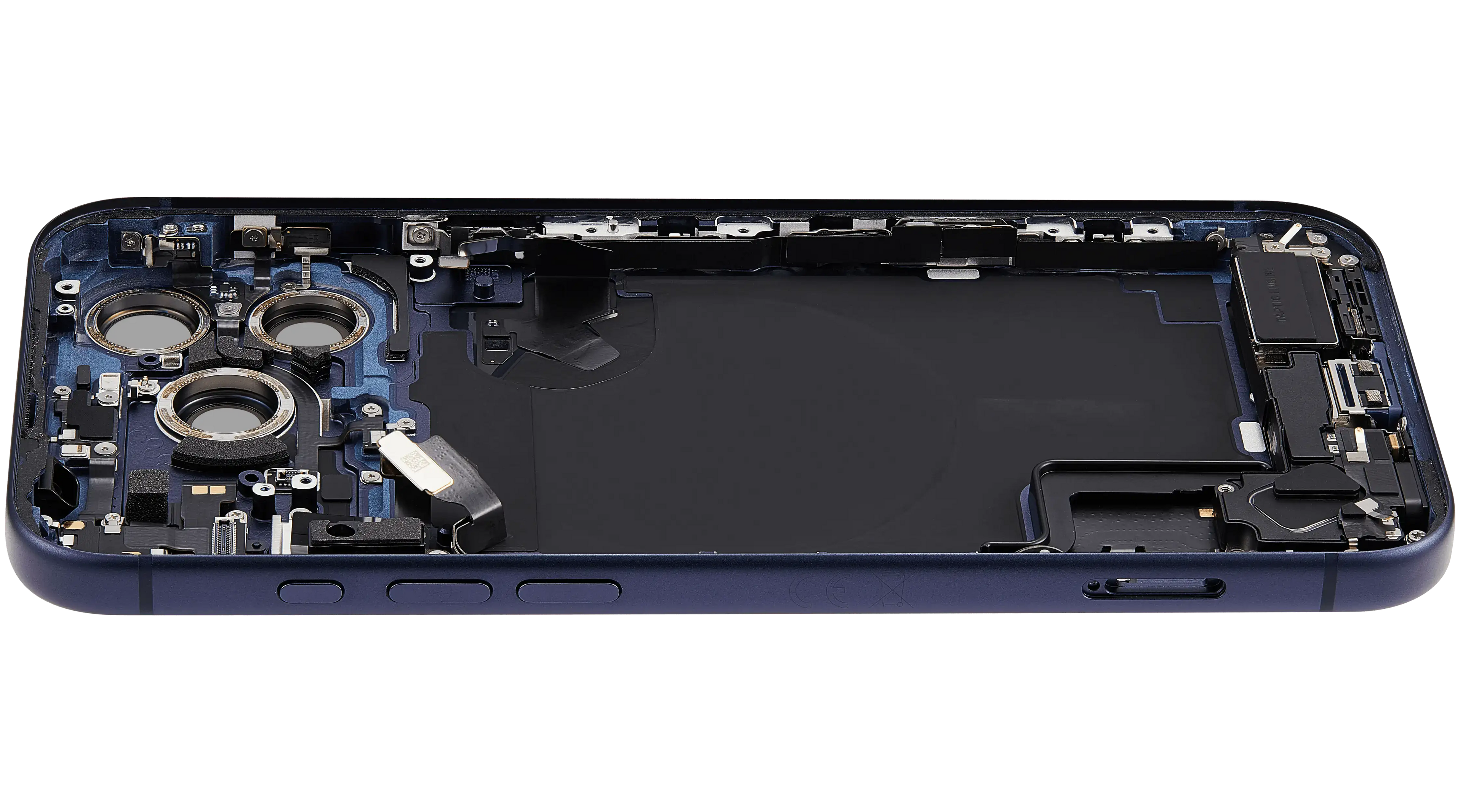 Original Apple-Ausbau A gebraucht – iPhone 17 Pro Max Backcover/Rahmen Deep Blau