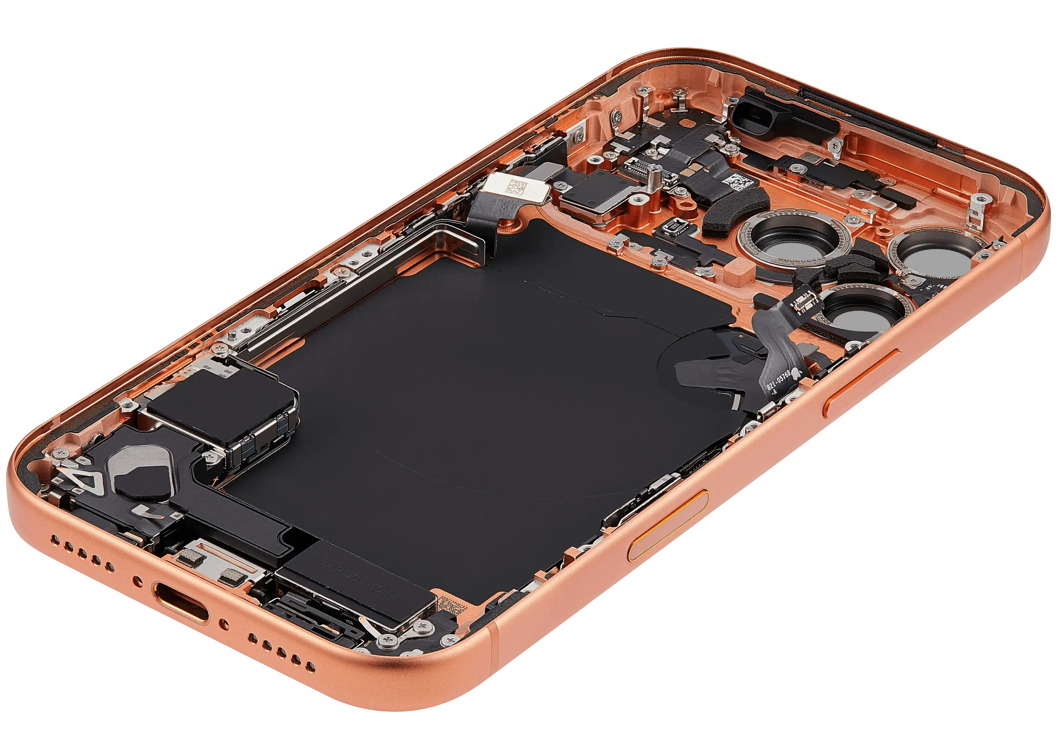 Original Apple-Ausbau A gebraucht – iPhone 17 Pro Backcover/Rahmen Cosmic Orange