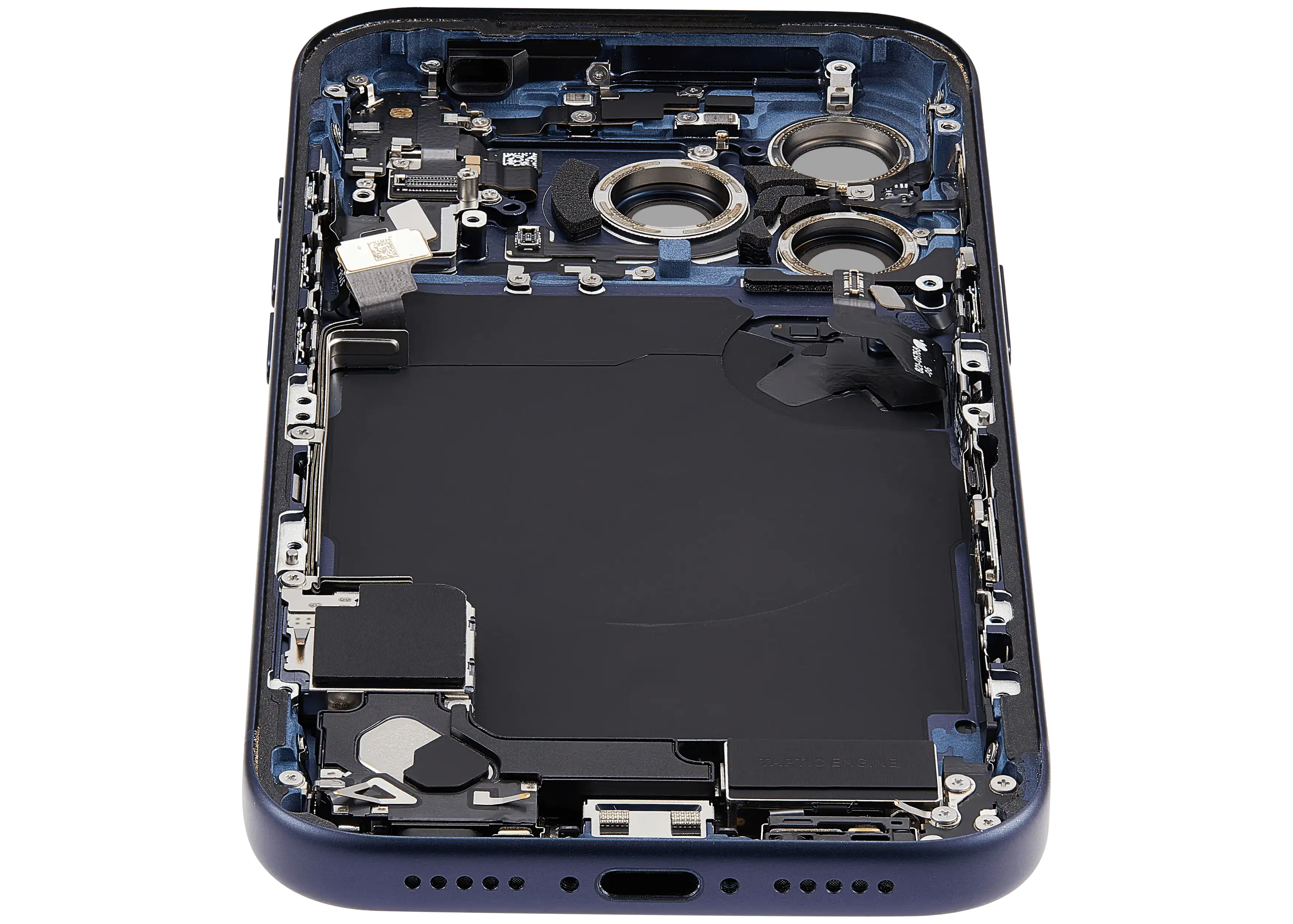 Original Apple-Ausbau A gebraucht – iPhone 17 Pro EU Backcover/Rahmen Deep Blau