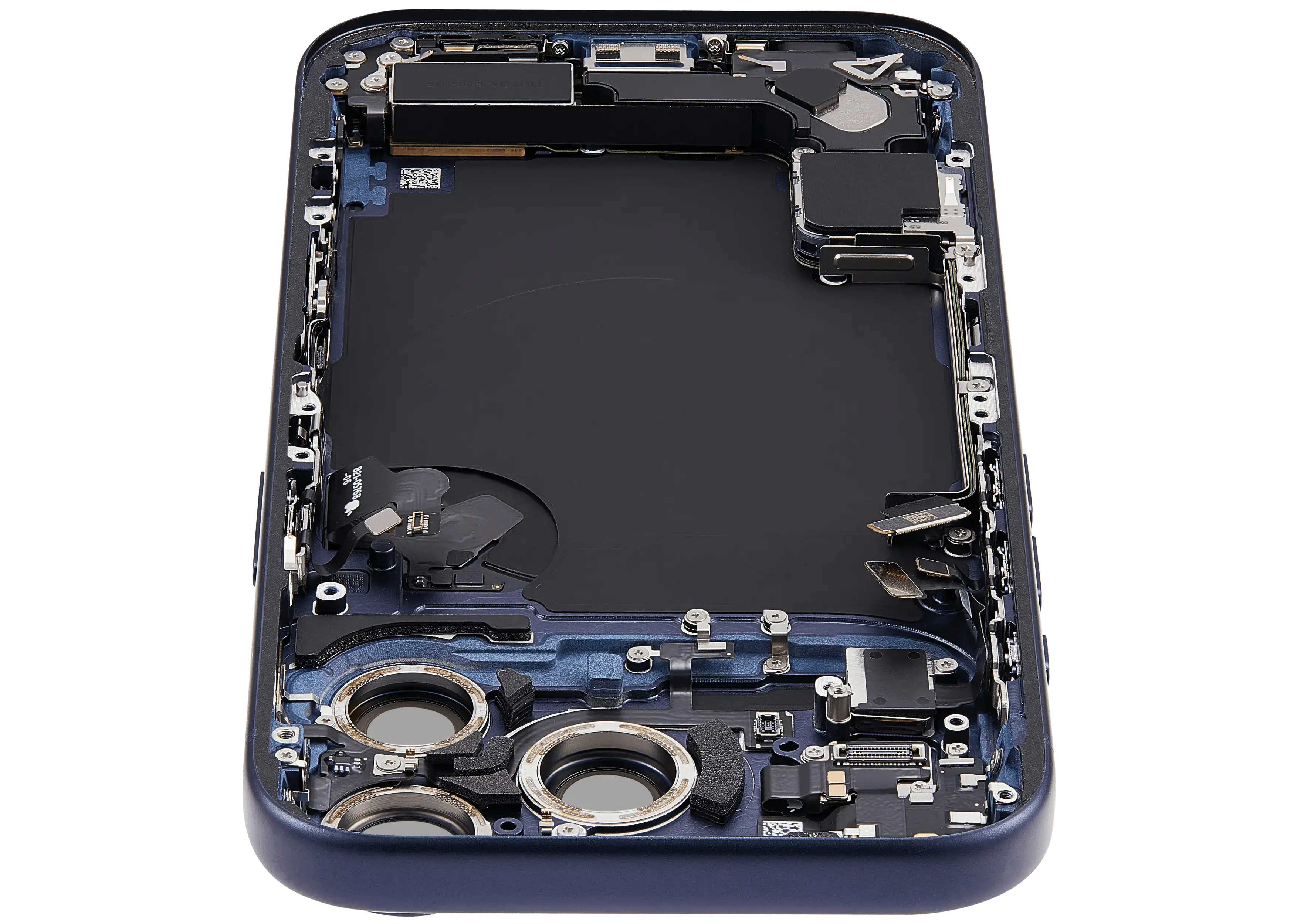 Original Apple-Ausbau A gebraucht – iPhone 17 Pro EU Backcover/Rahmen Deep Blau