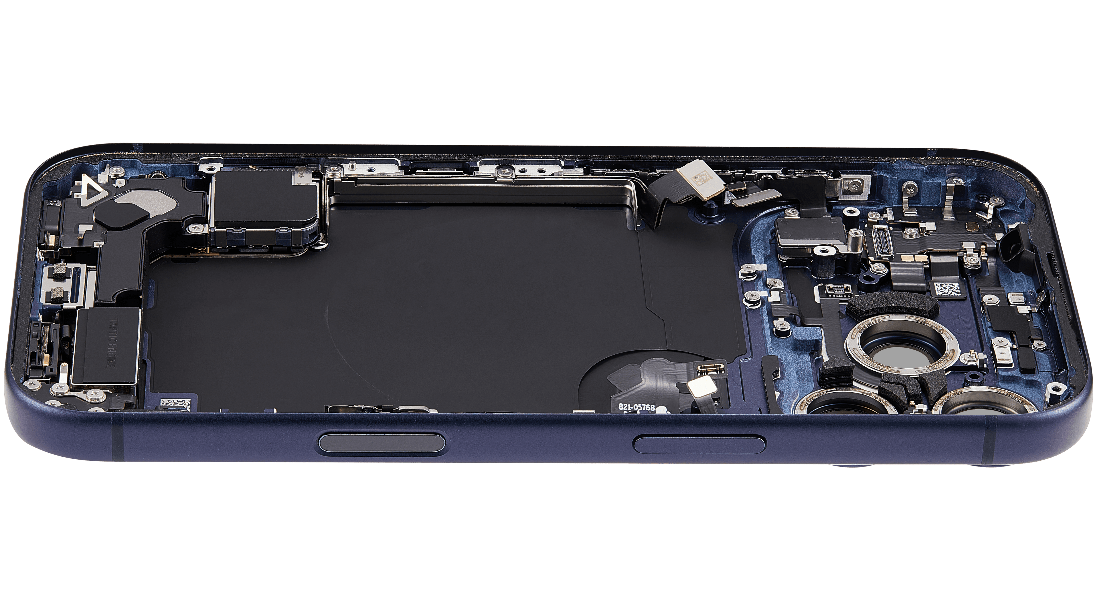Original Apple-Ausbau A gebraucht – iPhone 17 Pro EU Backcover/Rahmen Deep Blau