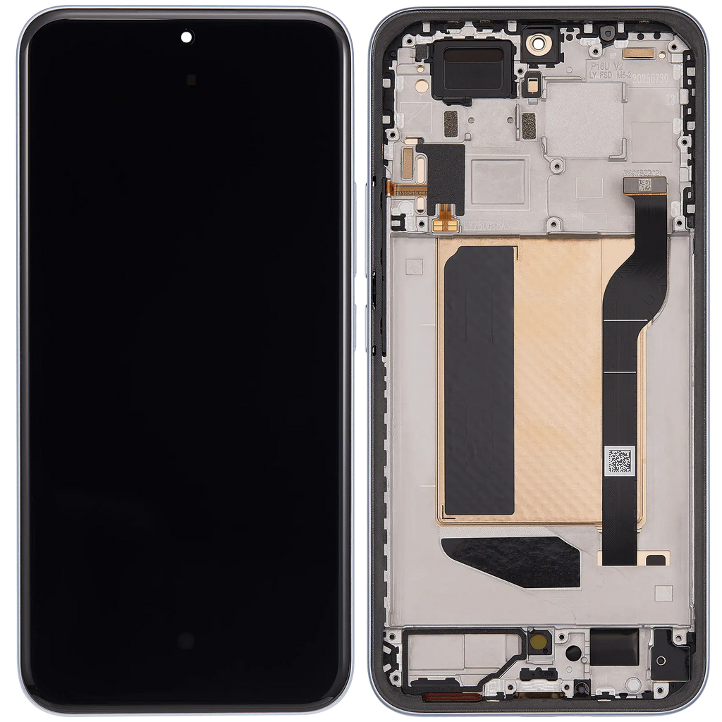OLED-Display mit Rahmen für Xiaomi Poco M8 Pro 5G / Redmi Note 15 Pro+ 5G (Refurbished) (Glacier Blue)