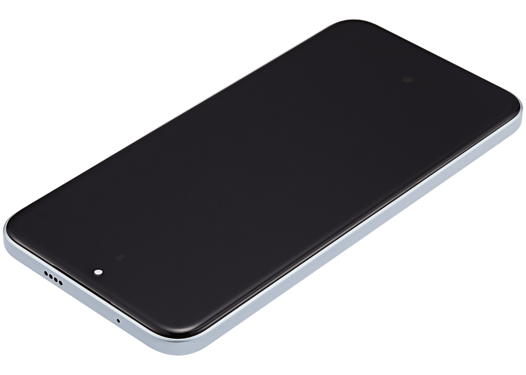 OLED-Display mit Rahmen für Xiaomi Poco M8 Pro 5G / Redmi Note 15 Pro+ 5G (Refurbished) (Glacier Blue)