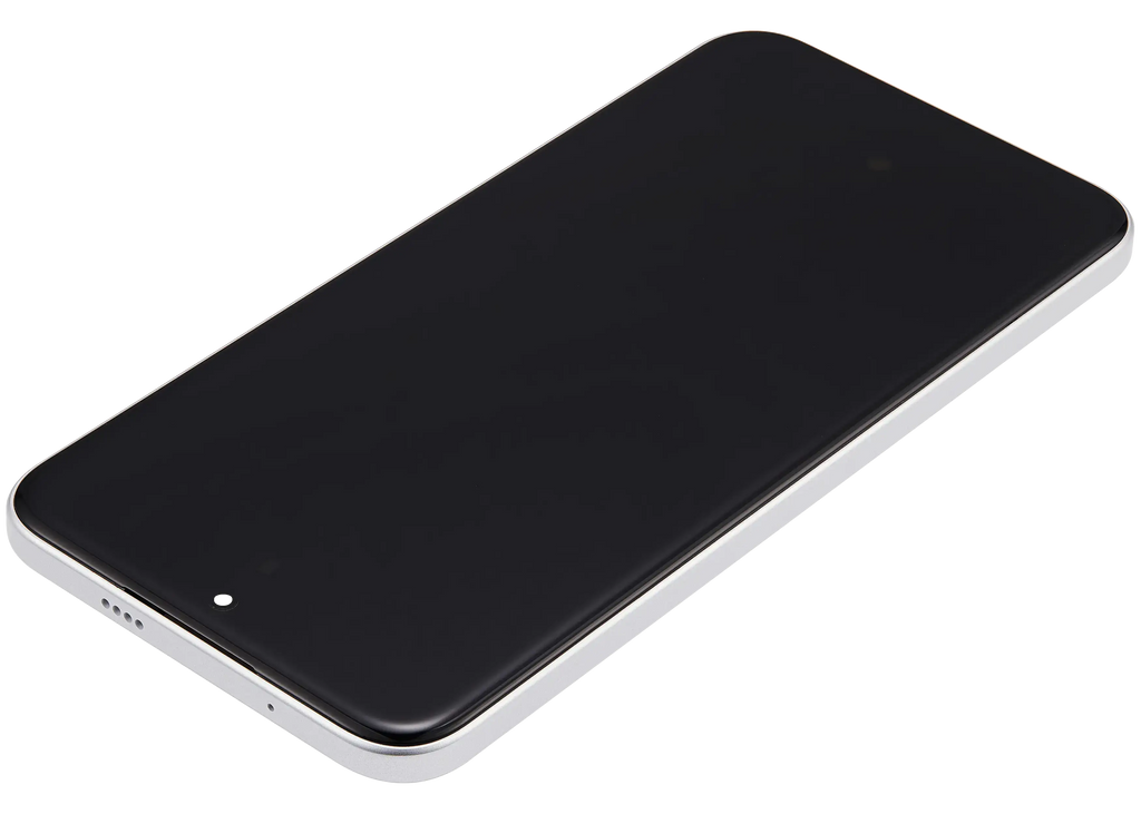 OLED-Display mit Rahmen für Xiaomi Poco M8 Pro 5G / Redmi Note 15 Pro+ 5G (Refurbished) (Silber)