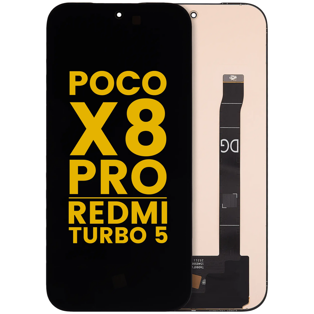 OLED-Display ohne Rahmen für Xiaomi Poco X8 Pro / Redmi Turbo 5 (Refurbished) (Alle Farben)
