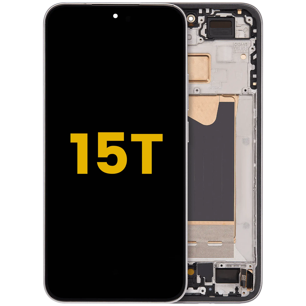 OLED-Display mit Rahmen für Xiaomi 15T (Refurbished) (Grau)