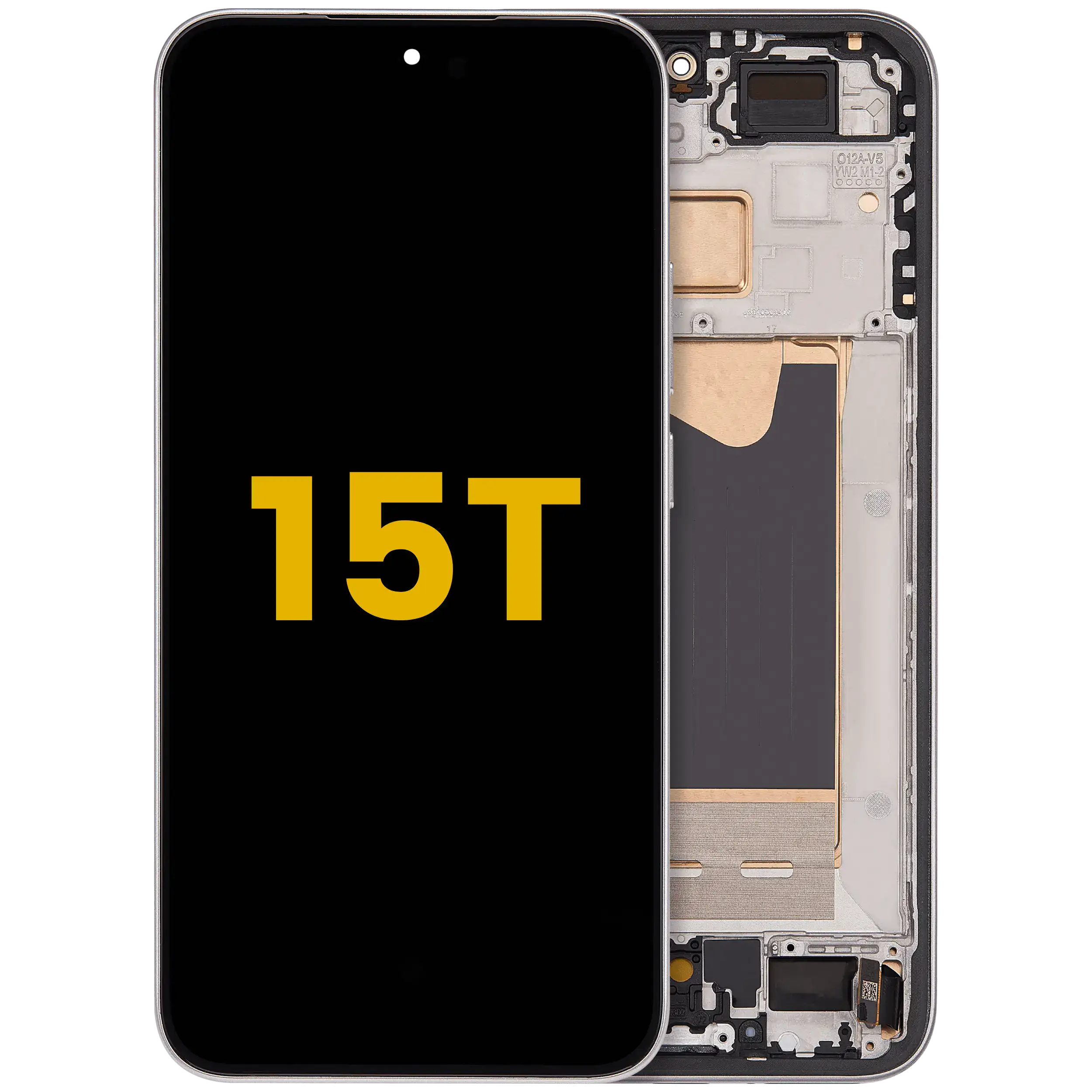 OLED-Display mit Rahmen für Xiaomi 15T (Refurbished) (Grau)