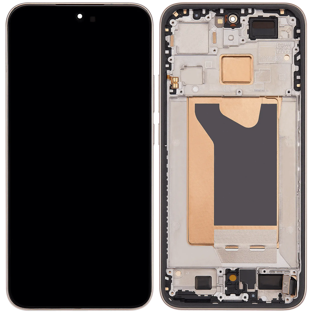 OLED-Display mit Rahmen für Xiaomi 15T (Refurbished) (Rose Gold)