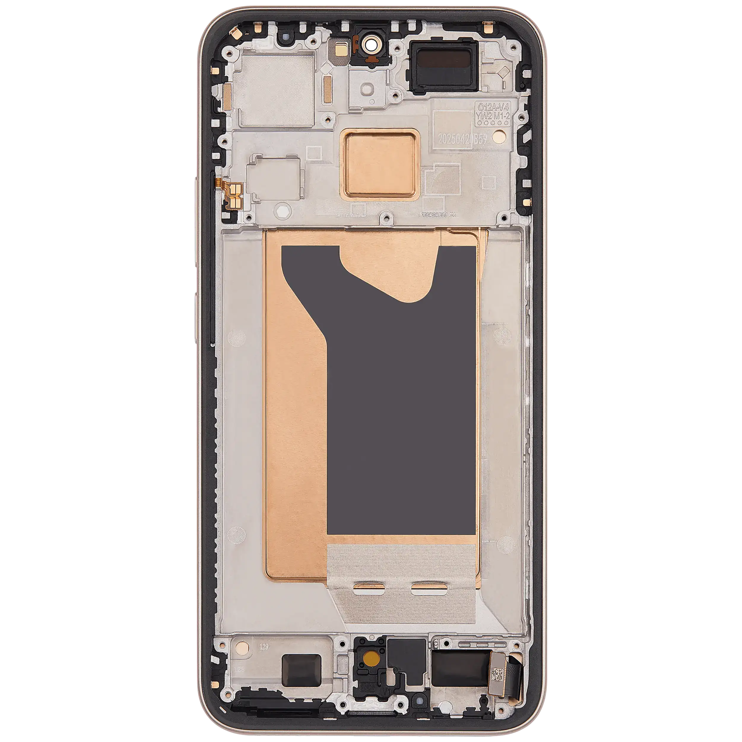 OLED-Display mit Rahmen für Xiaomi 15T (Refurbished) (Rose Gold)