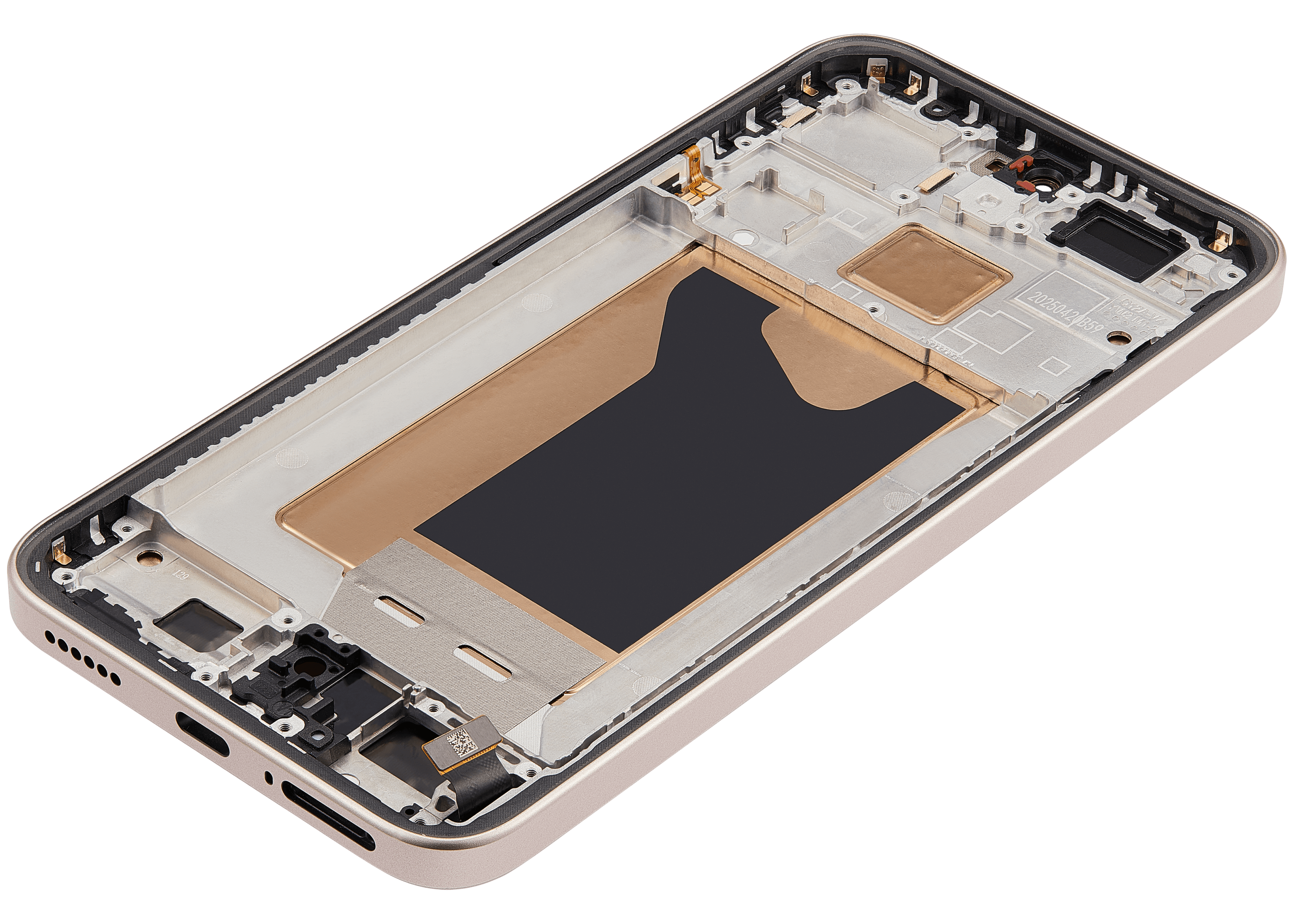 OLED-Display mit Rahmen für Xiaomi 15T (Refurbished) (Rose Gold)