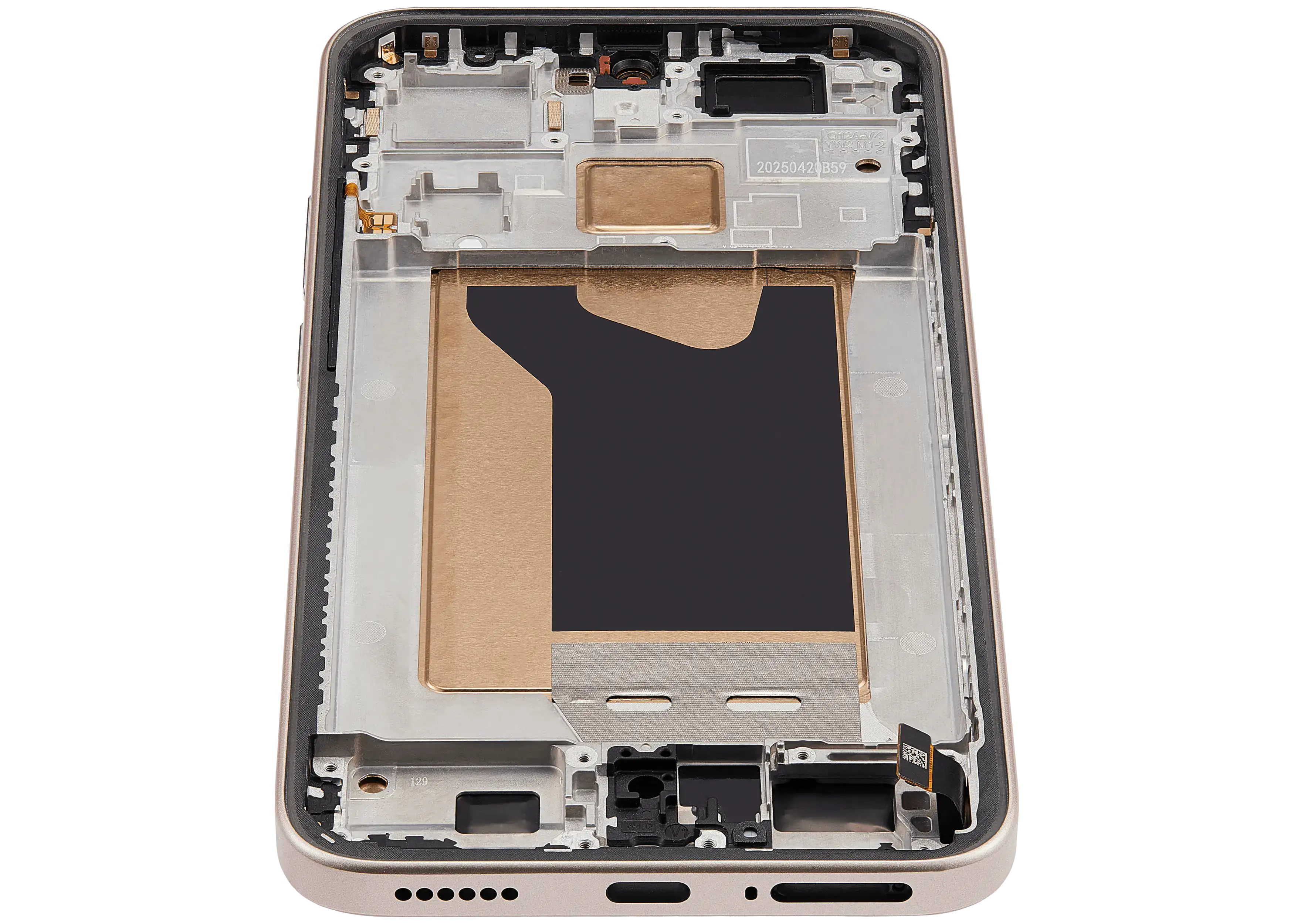 OLED-Display mit Rahmen für Xiaomi 15T (Refurbished) (Rose Gold)