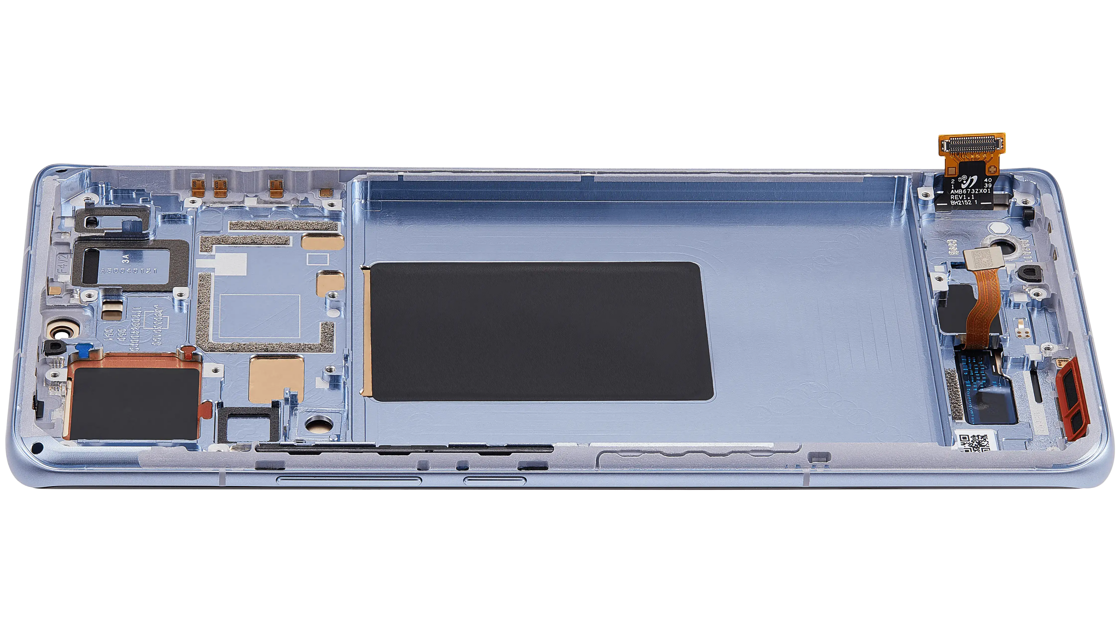 OLED-Display mit Rahmen für Xiaomi 12 Pro / 12S Pro (Refurbished) (Blau)