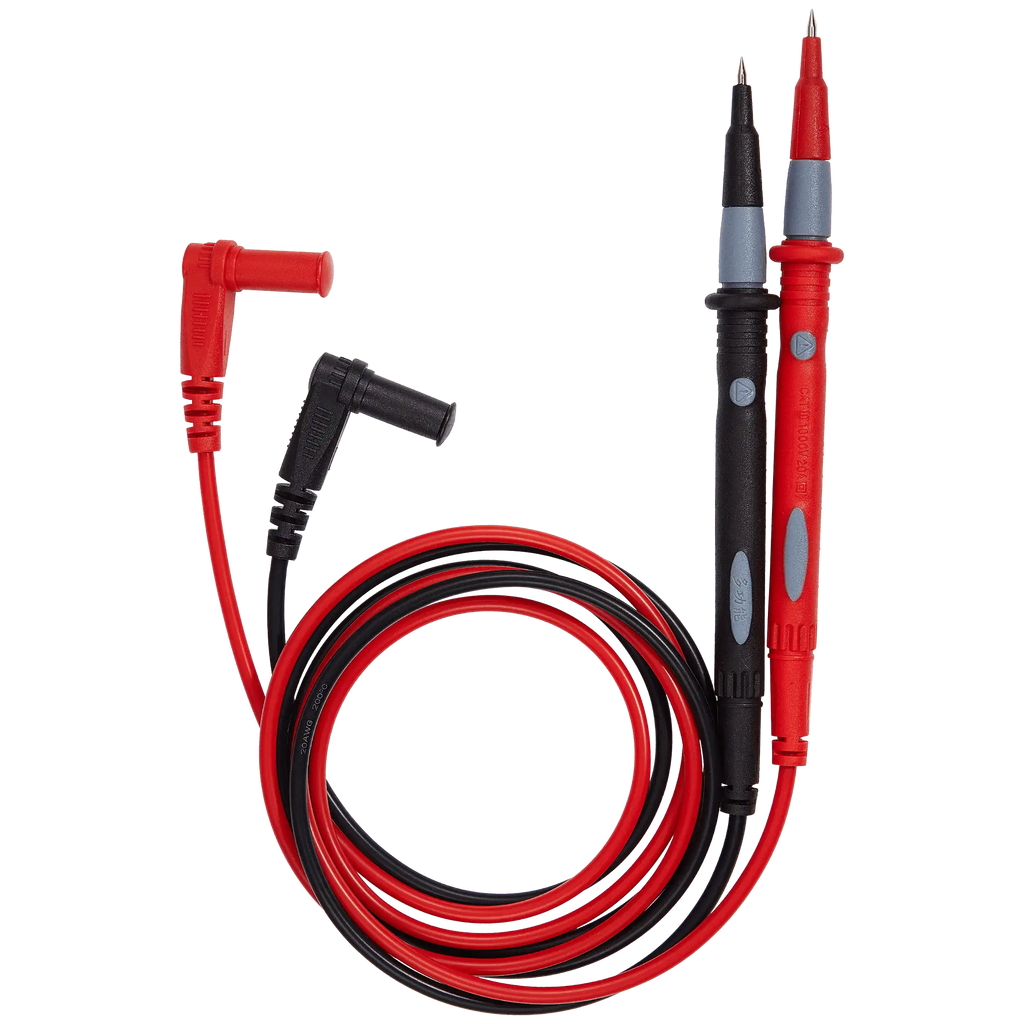Ultra-thin multimeter test leads (1000Vmax) (20A)
