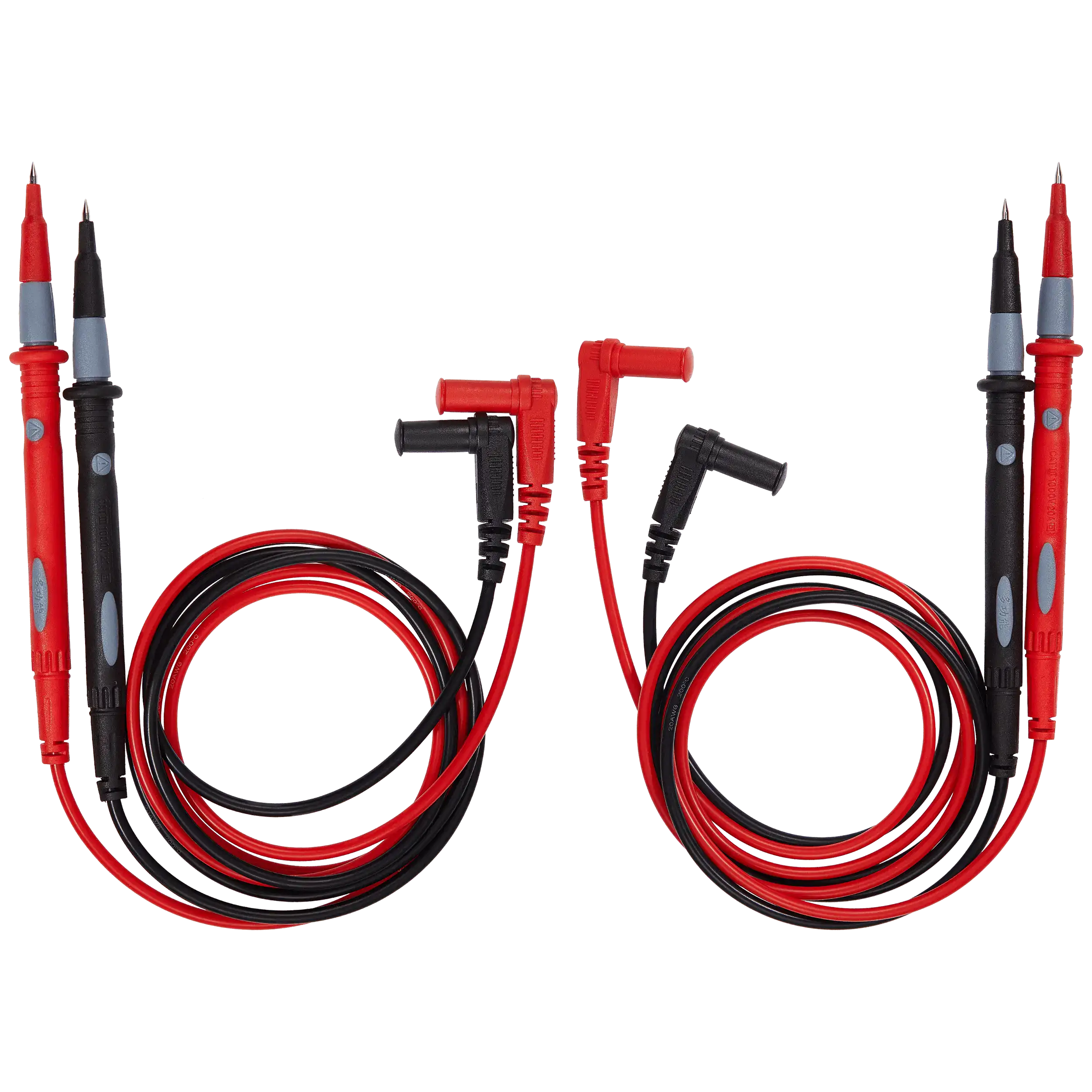 Ultra-thin multimeter test leads (1000Vmax) (20A)