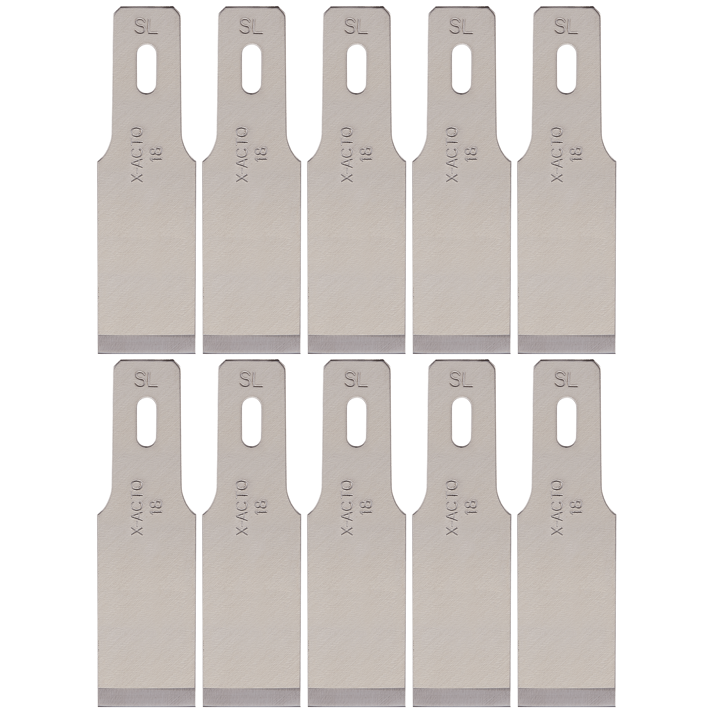 X-Acto No. 18 Schwere Meißelklingen (10er-Pack)