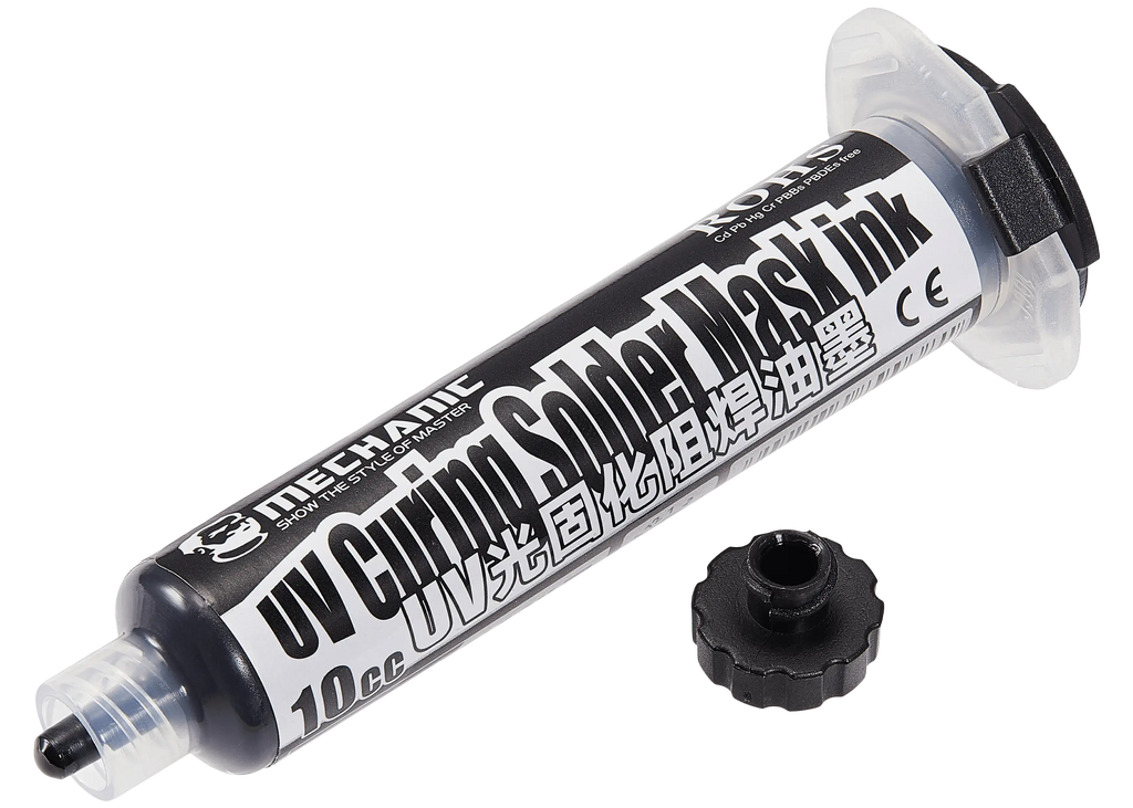 UV-Lötstopplack Black 10mL (Mechanic)