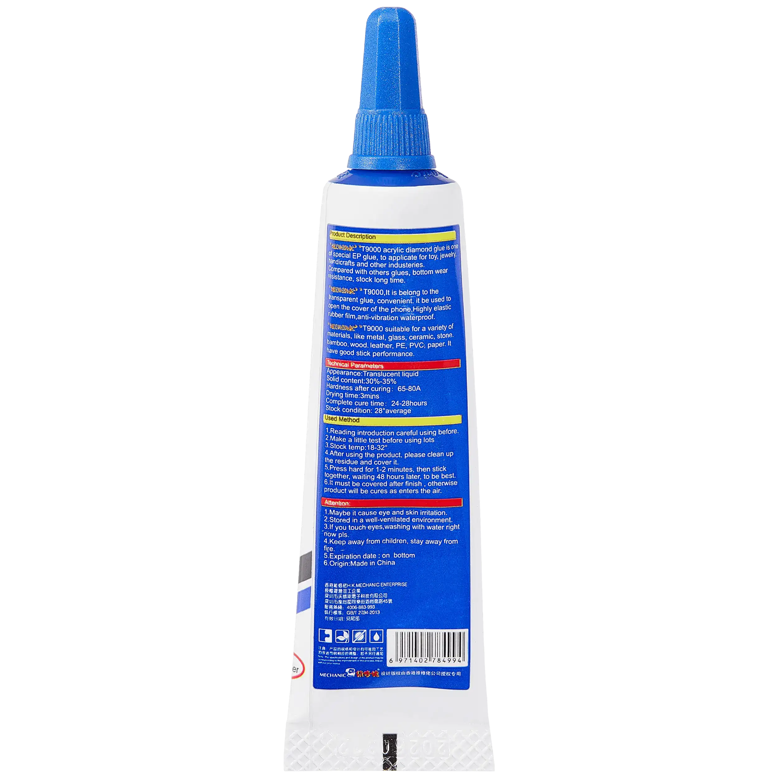 Mechanic T9000 Mehrzweck-Klebstoff 15ml