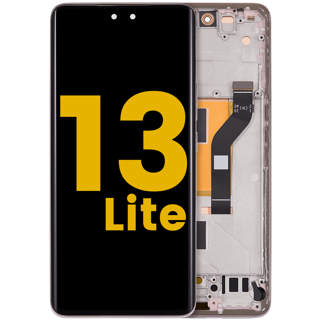 OLED-Display mit Rahmen für Xiaomi 13 Lite / Civi 2 (Refurbished) (Lite Pink)