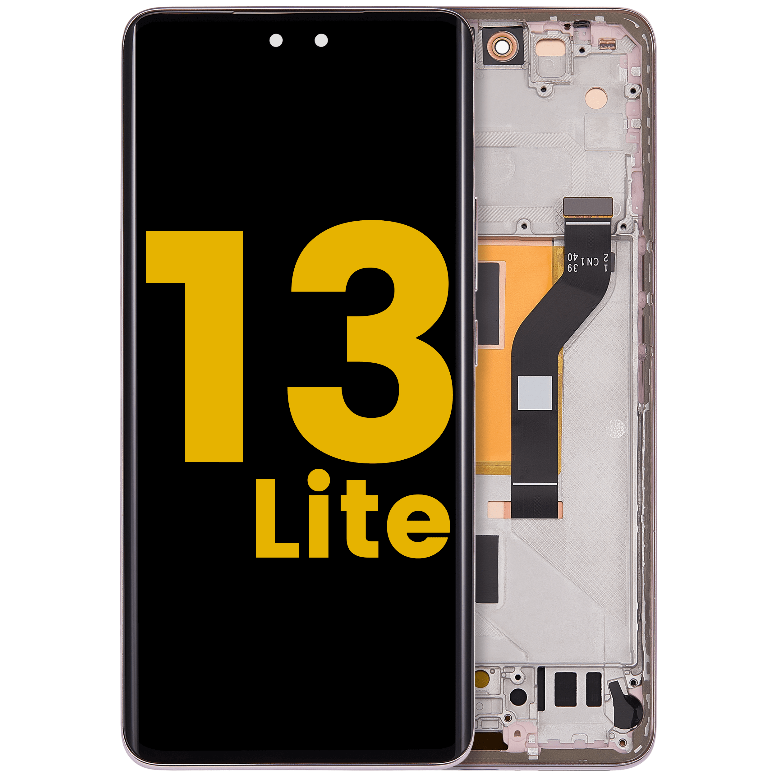 OLED-Display mit Rahmen für Xiaomi 13 Lite / Civi 2 (Refurbished) (Lite Pink)