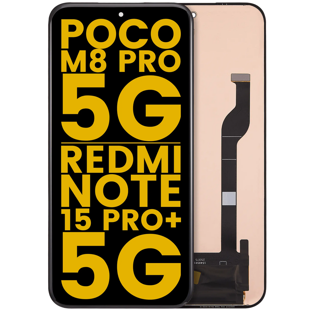 OLED Display without Frame for Xiaomi Poco M8 Pro 5G / Redmi Note 15 Pro+ 5G (Refurbished) (All Colors)