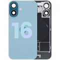 Backcover mit Stahlpl., NFC, MagSafe & Flex für iPhone 16 Teal (Service Pack)