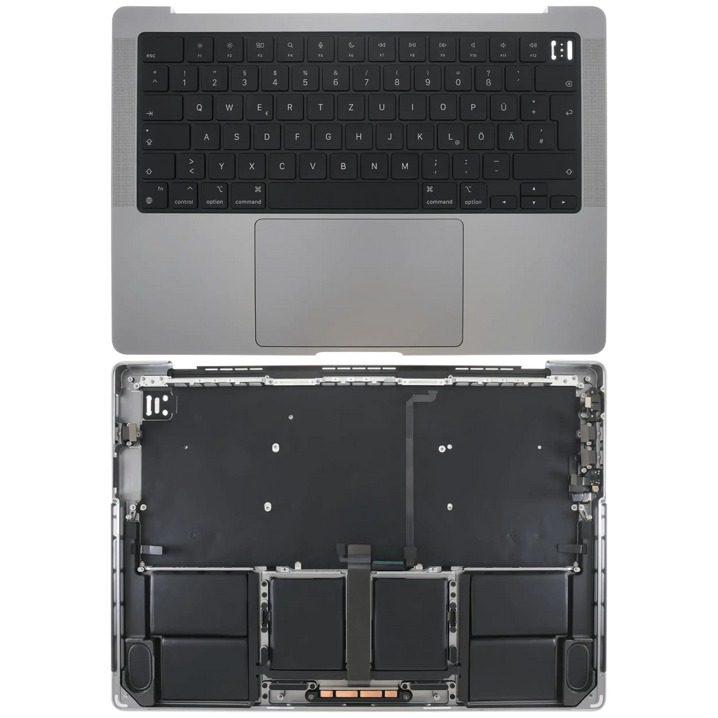 Topcase mit Akku & Tastatur für MacBook Pro 14 A2442/A2779 Space Grau
