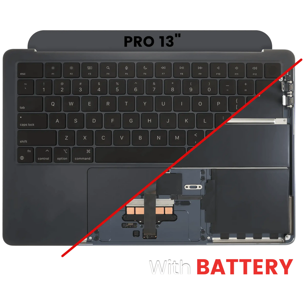 Top Case mit Akku & Tastatur MacBook Air 13 A2681 US OEM Pull A Starlight