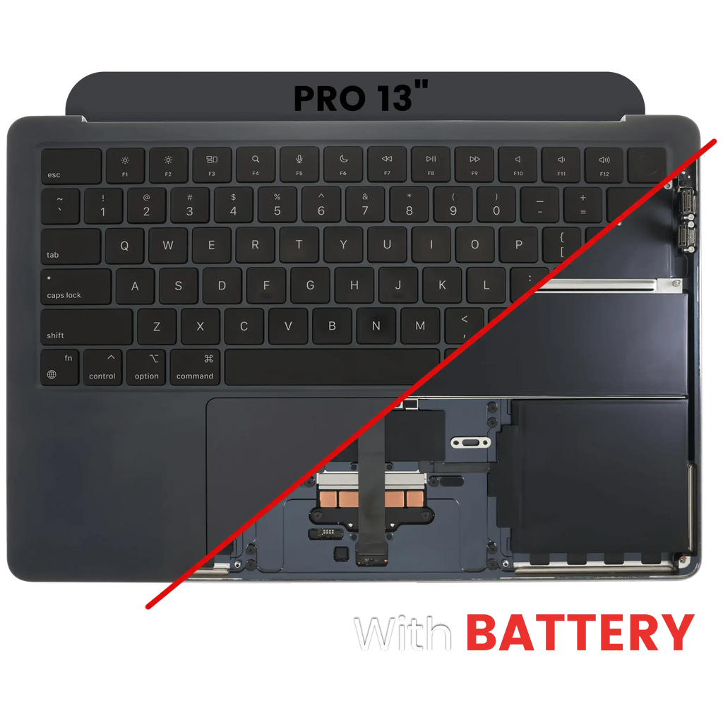 Top Case mit Akku + Tastatur MacBook Air 13" A2681 Midnight OEM B