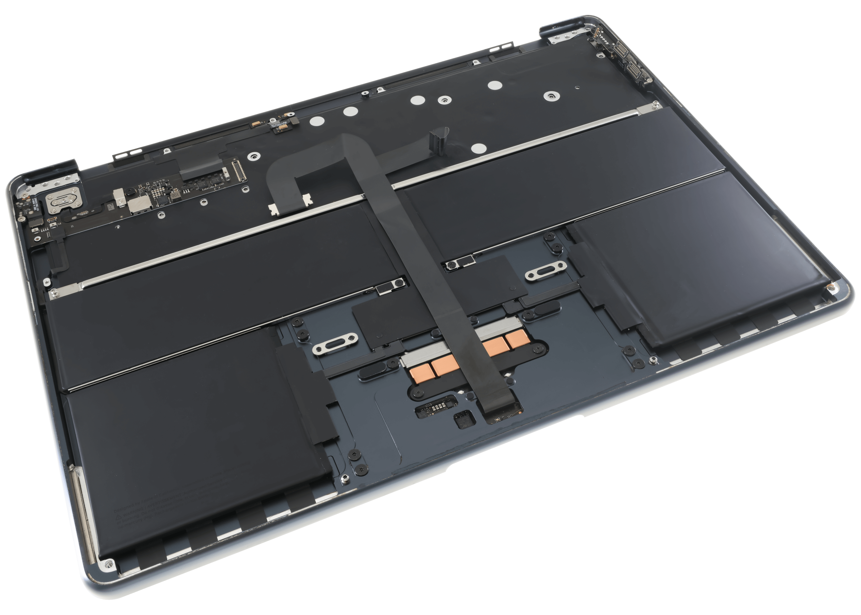 Top Case mit Akku + Tastatur MacBook Air 13" A2681 Midnight OEM B