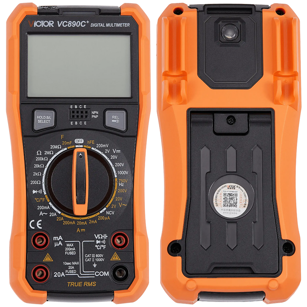 Victor VC890C+ Digital Multimeter Ohm Voltmeter