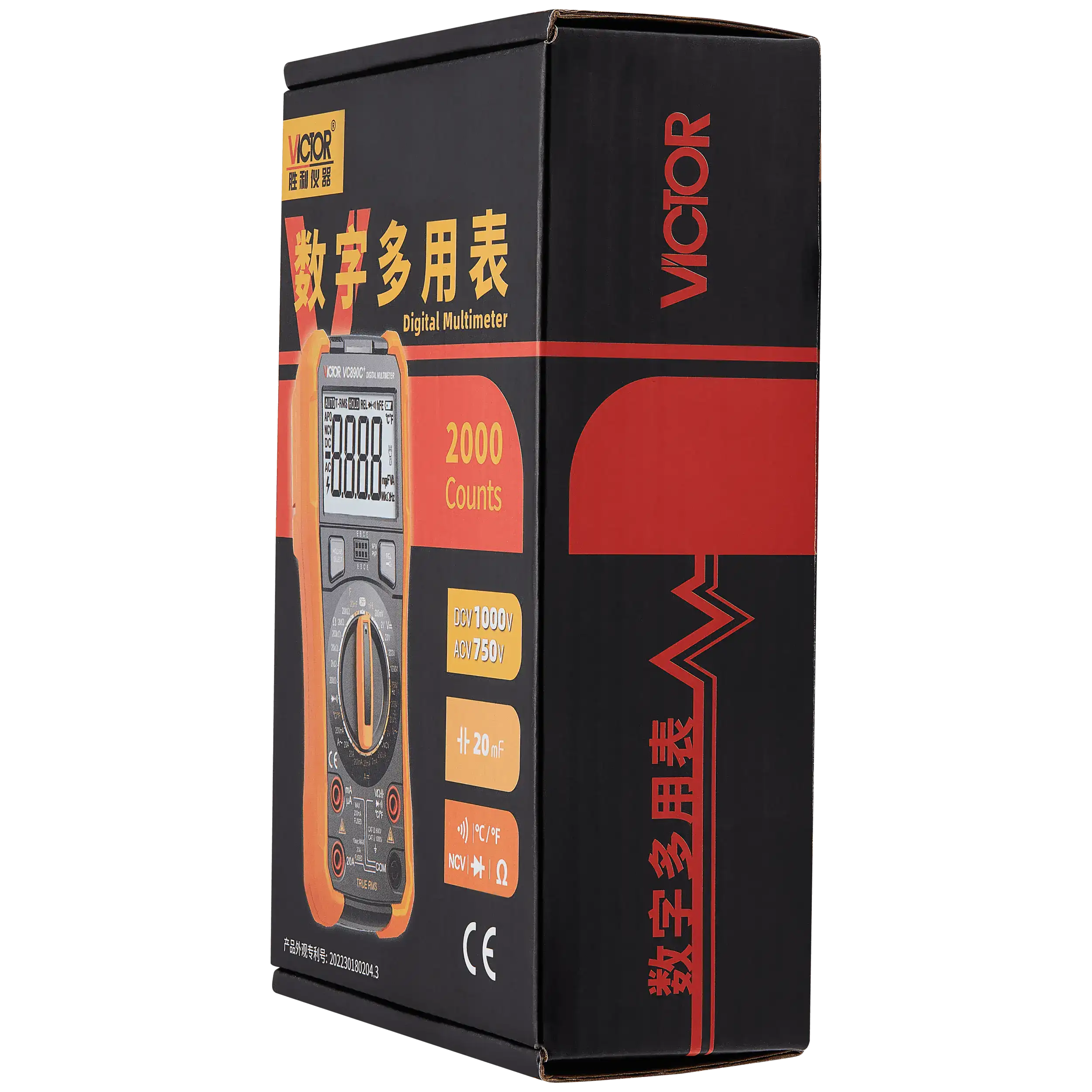 Victor VC890C+ Digital Multimeter Ohm Voltmeter