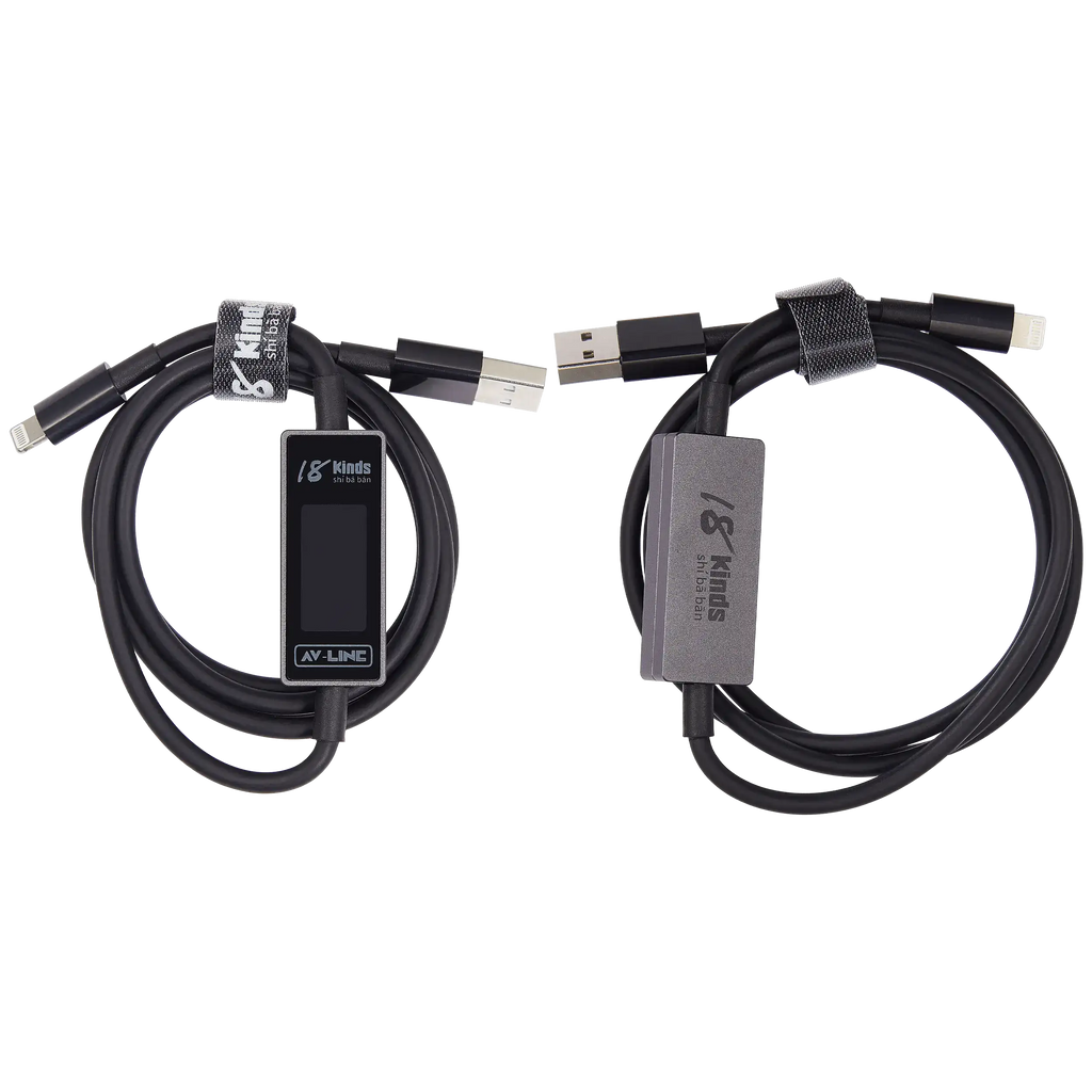 AV Line Pro Fast Power Amp Voltage Diagnostic Cable (Lightning to USB)