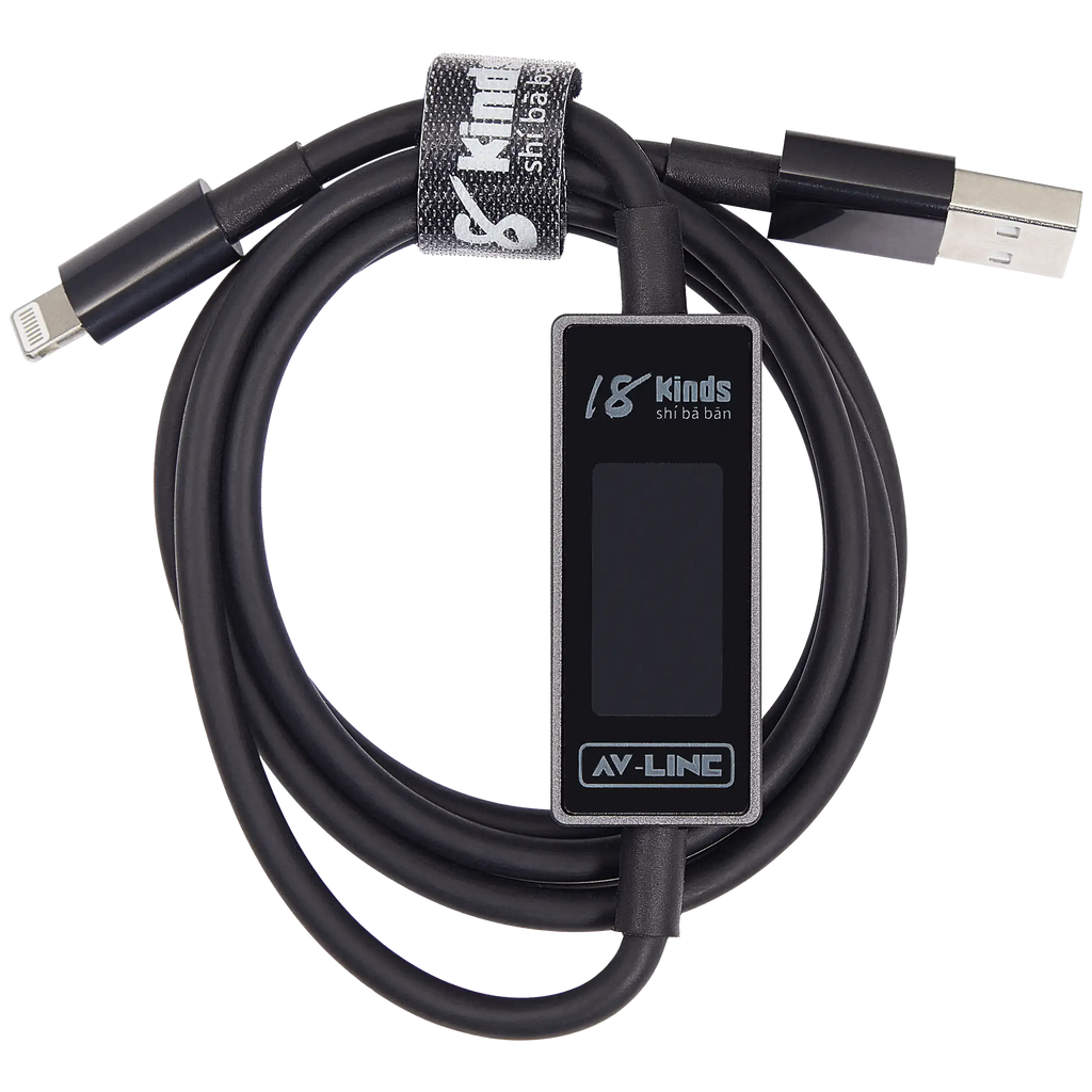 AV Line Pro Fast Power Amp Voltage Diagnostic Cable (Lightning to USB)