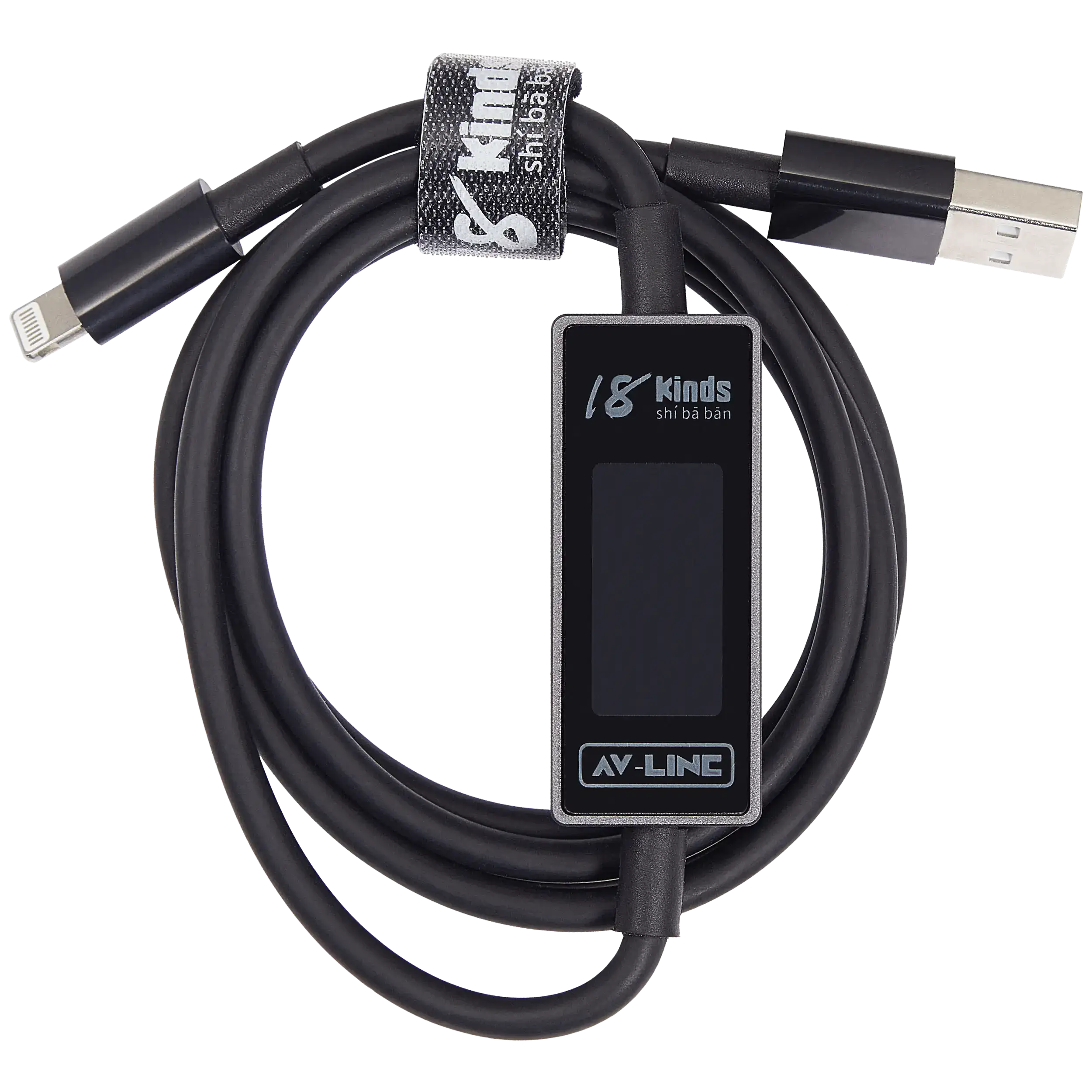 AV Line Pro Fast Power Amp Voltage Diagnostic Cable (Lightning to USB)
