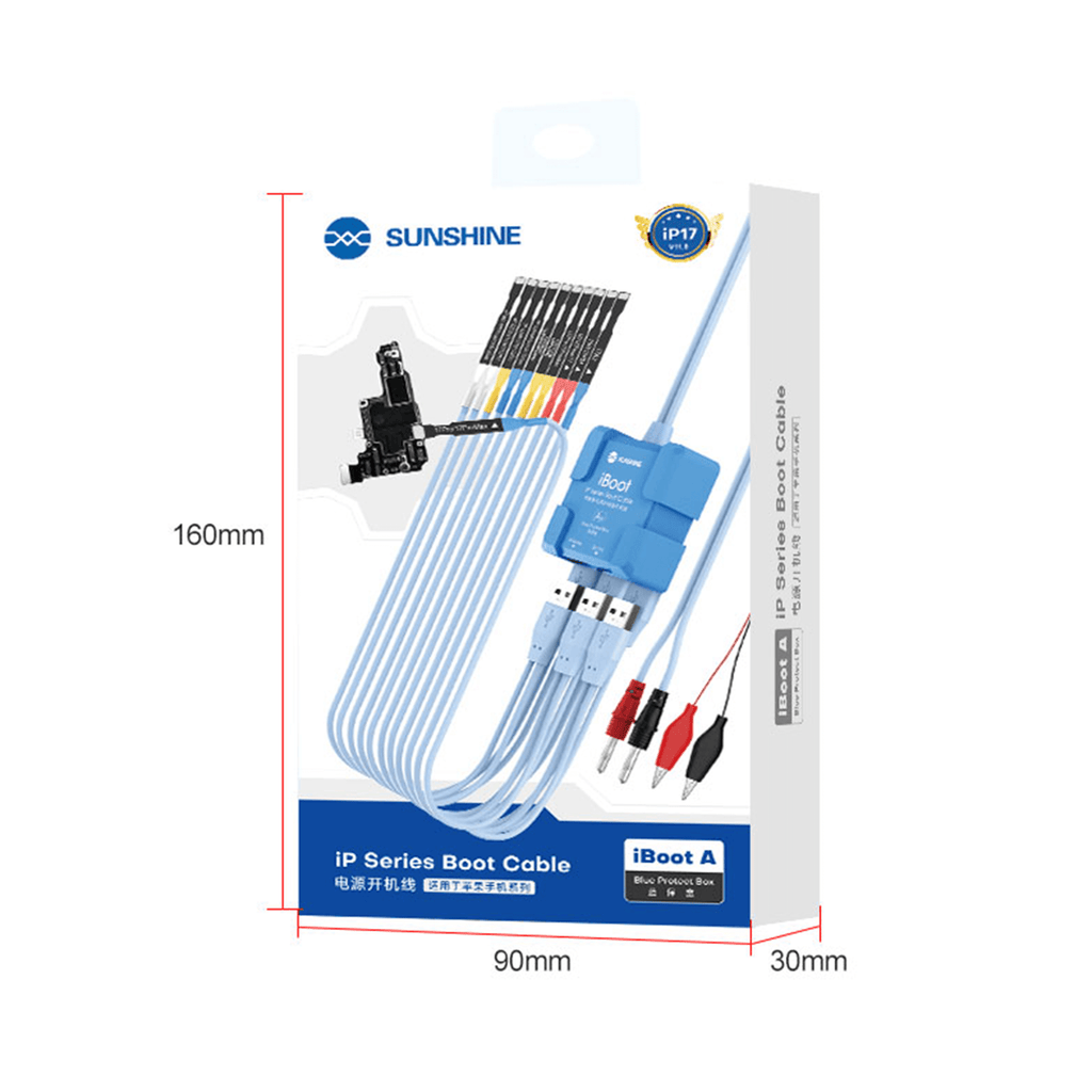 iBoot-A iPhone Series Boot Power Cable for iPhone 8 to 17 Pro Max V11 (Sunshine)
