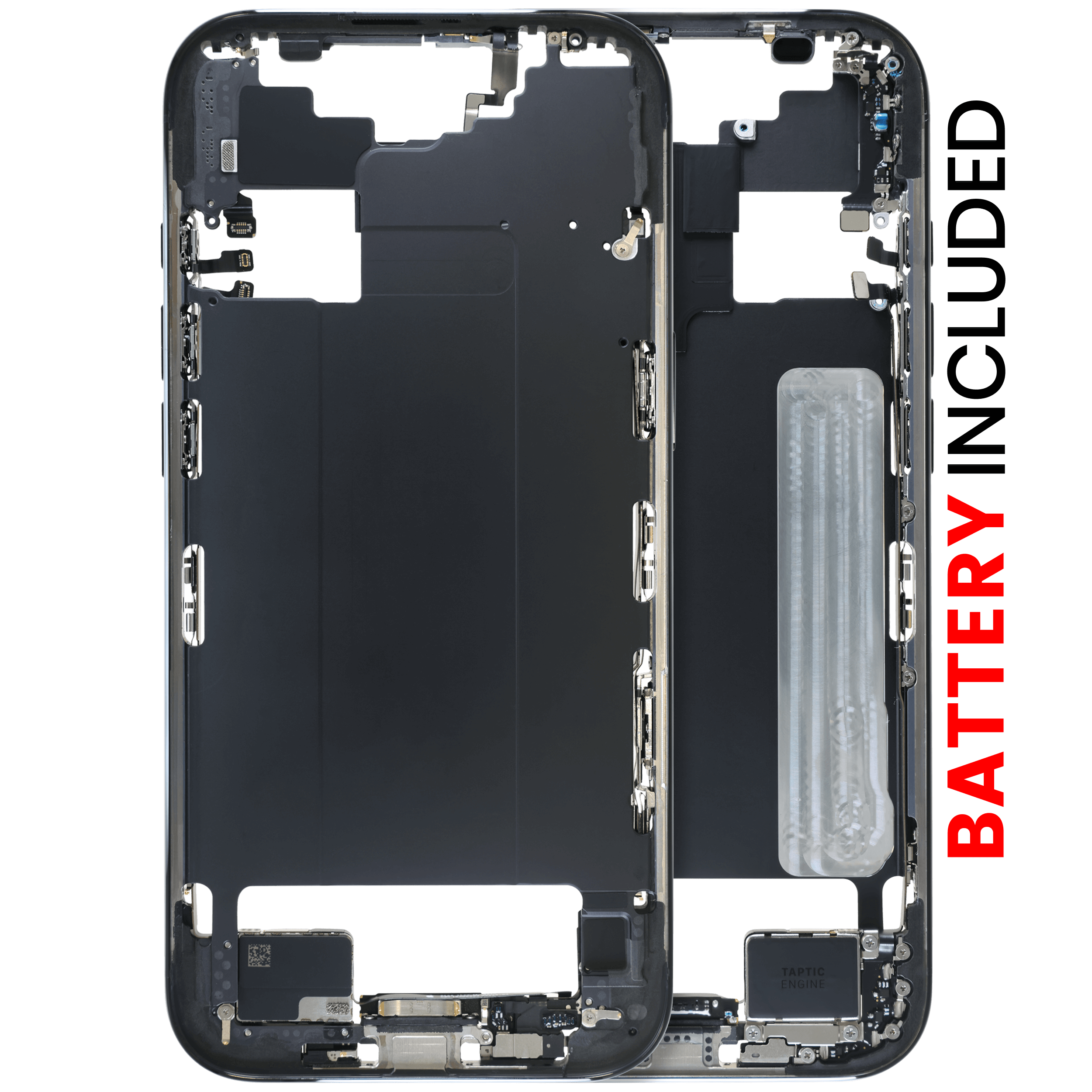 Backcover/Rahmen inkl. Akku für iPhone Air (US/CA) Original OEM Schwarz