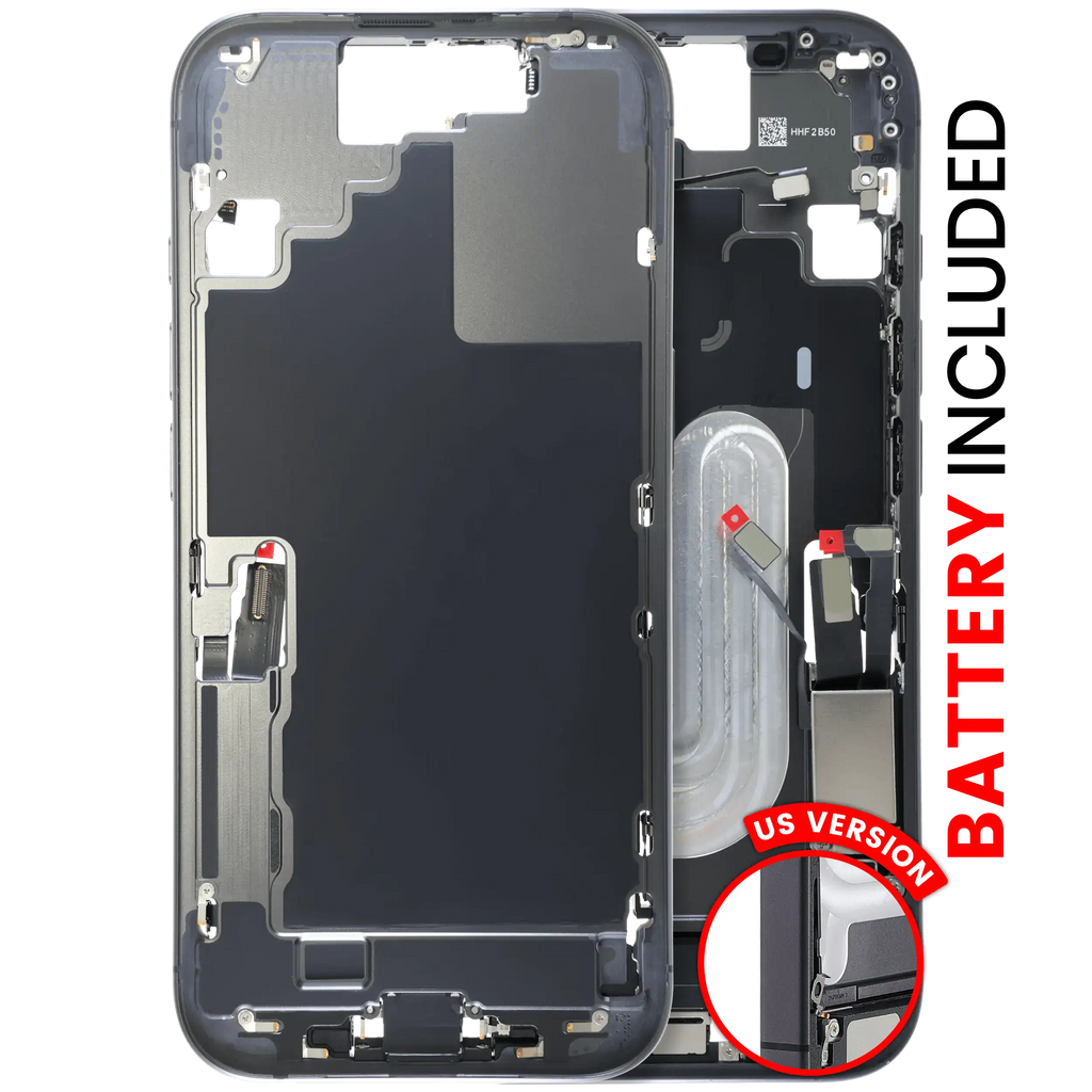 Back Cover/Frame with Battery for iPhone 17 (Original OEM) (US Version) (Black)