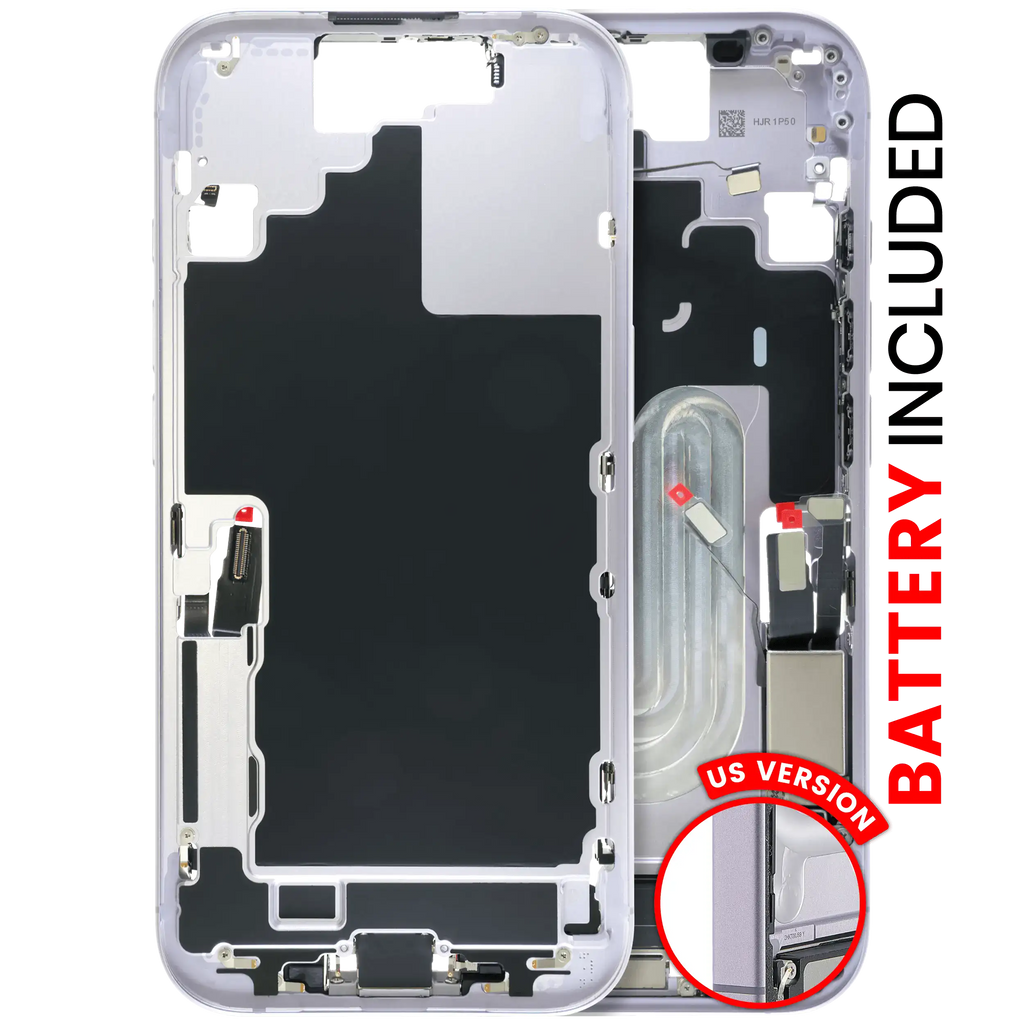 Back Cover/Frame with Battery for iPhone 17 (Original OEM) (US Version) (Lavender)