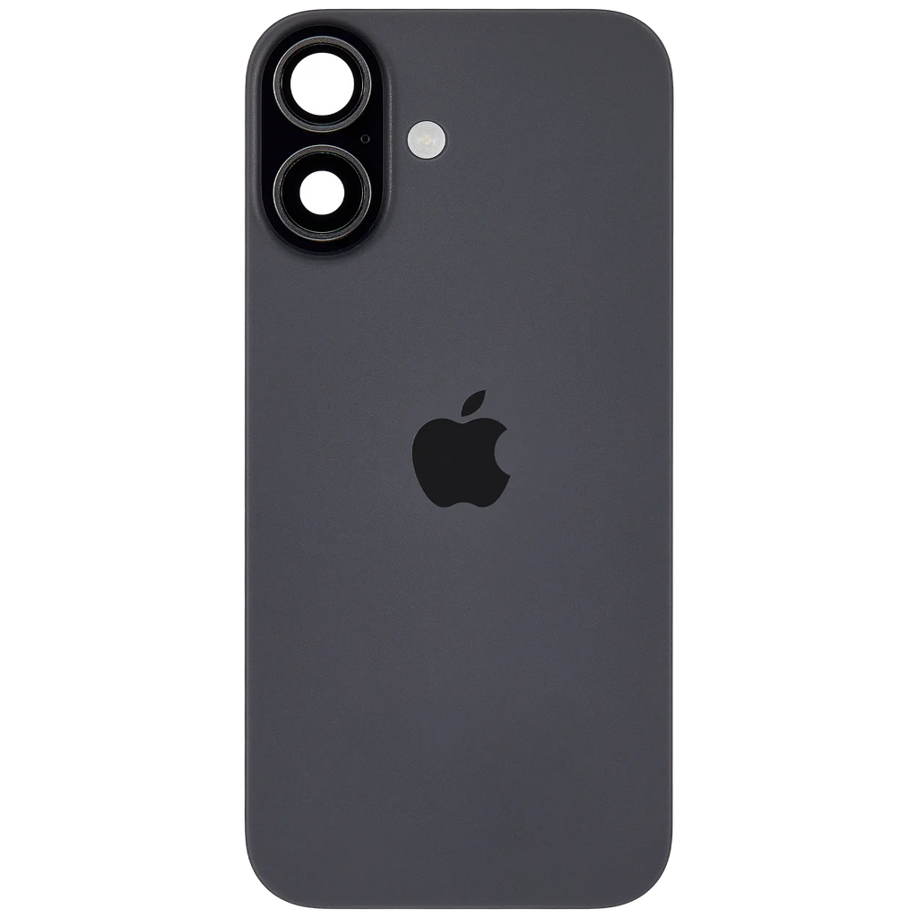 Back Cover with MagSafe Magnet, NFC & Flash Flex Cable for iPhone 17 (Used OEM Part, Grade A, Black)