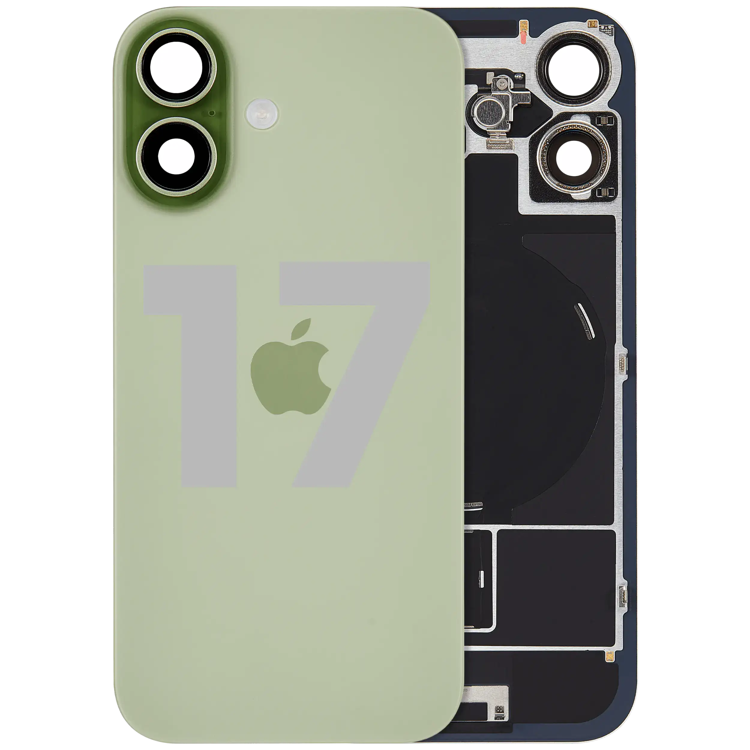 Original Apple-Ausbau B gebraucht – iPhone 17 Backcover Sage