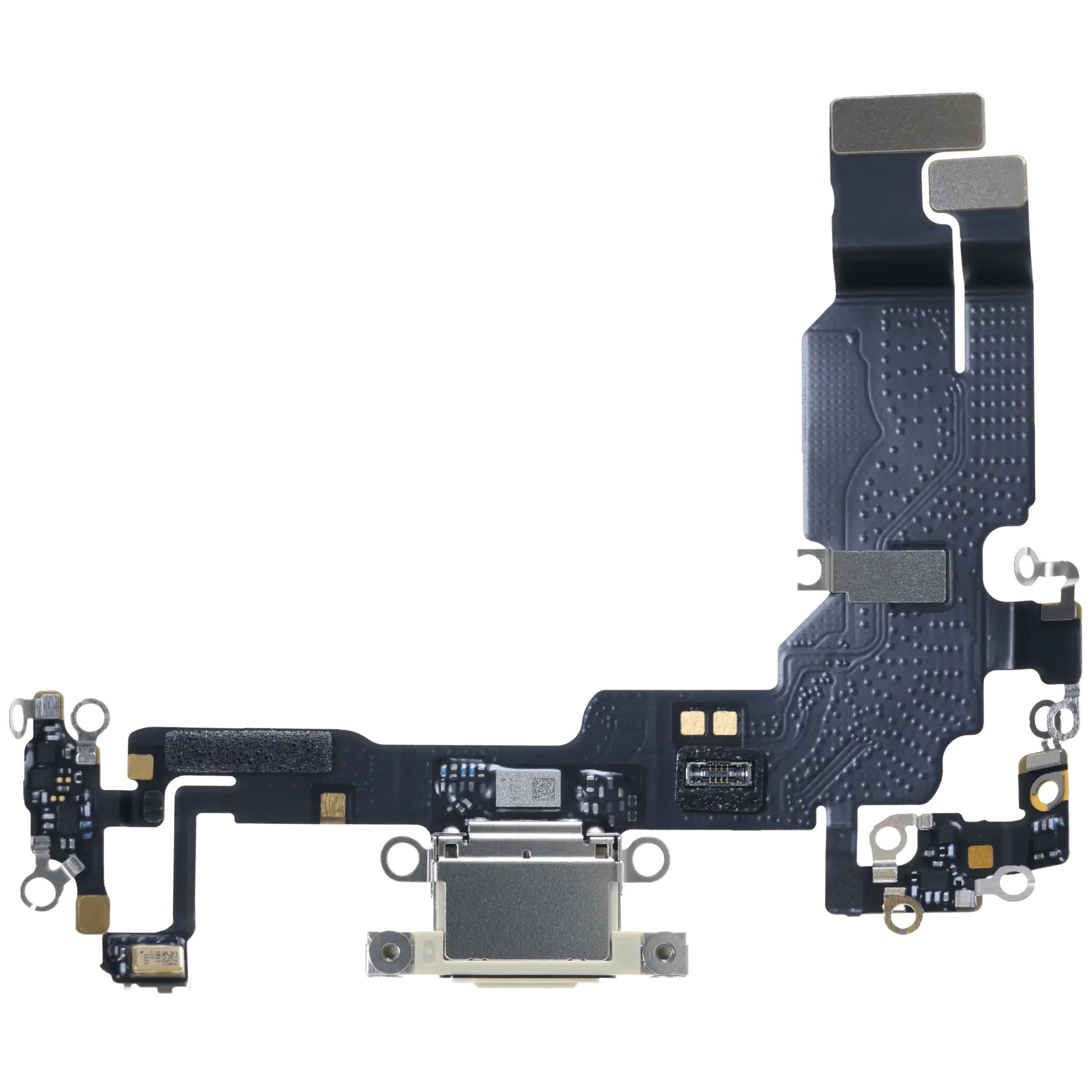 Ladebuchse-Flexkabel mit Platine für iPhone 15 (Original Apple) (Gelb)