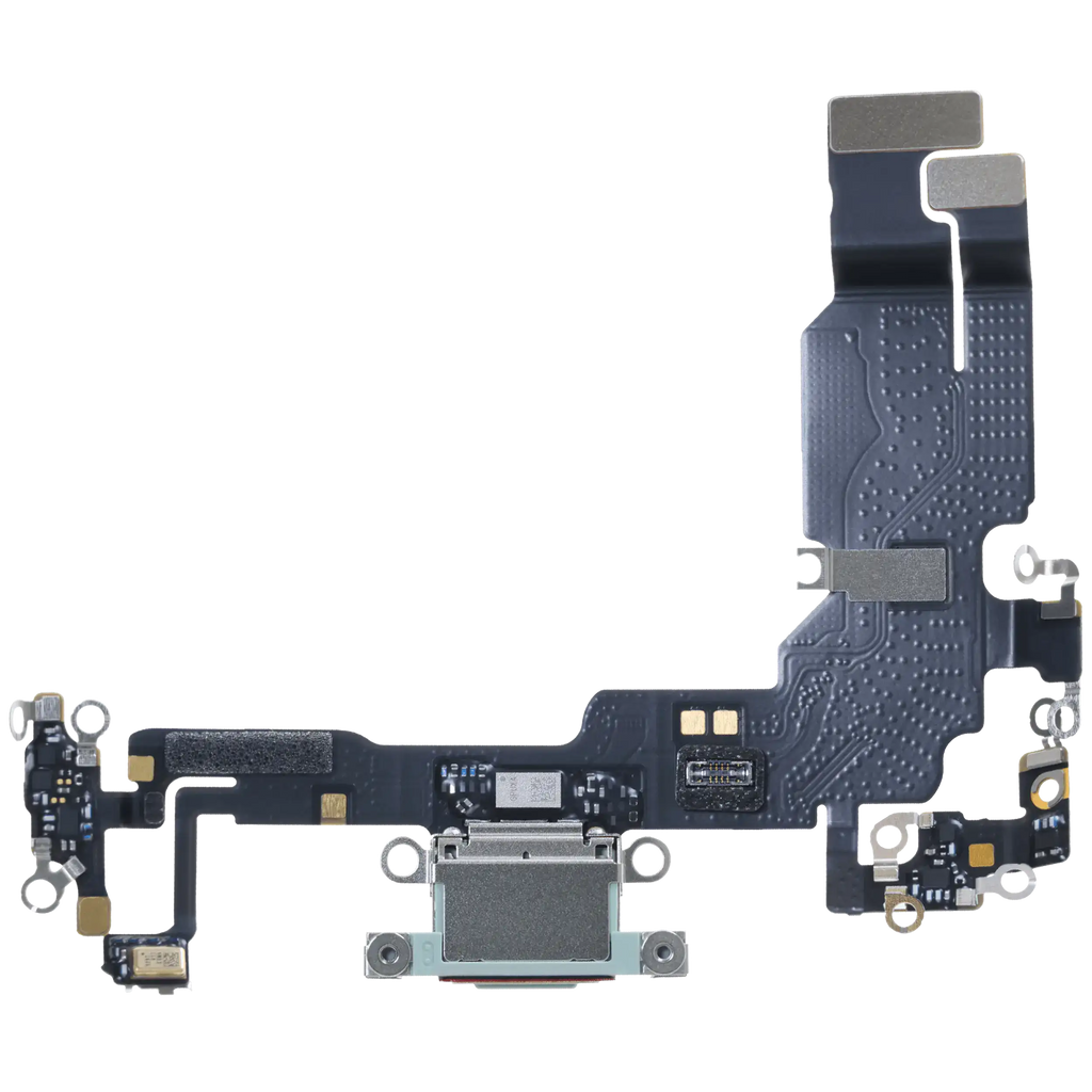 Ladebuchse-Flexkabel mit Platine für iPhone 15 (Original Apple) (Grün)