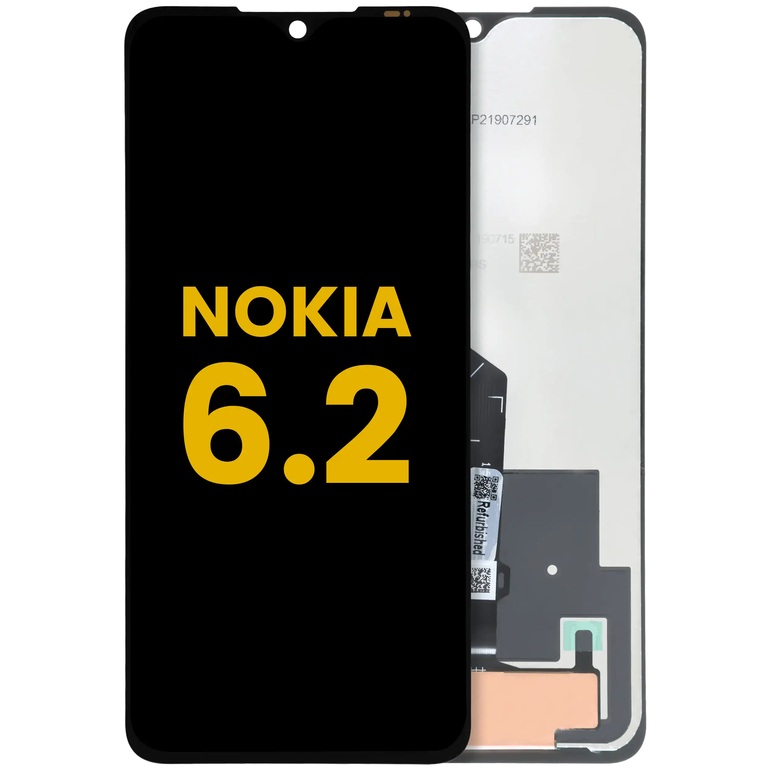 LCD-Display ohne Rahmen für HMD Nokia 6.2 (Refurbished)