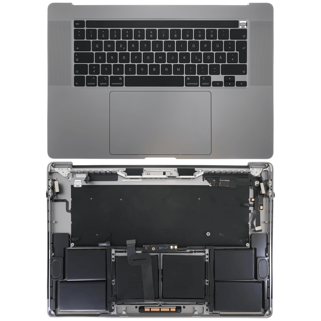 Topcase mit Akku und Tastatur für MacBook Pro 16" (A2141 / Mid 2019) – Deutsche