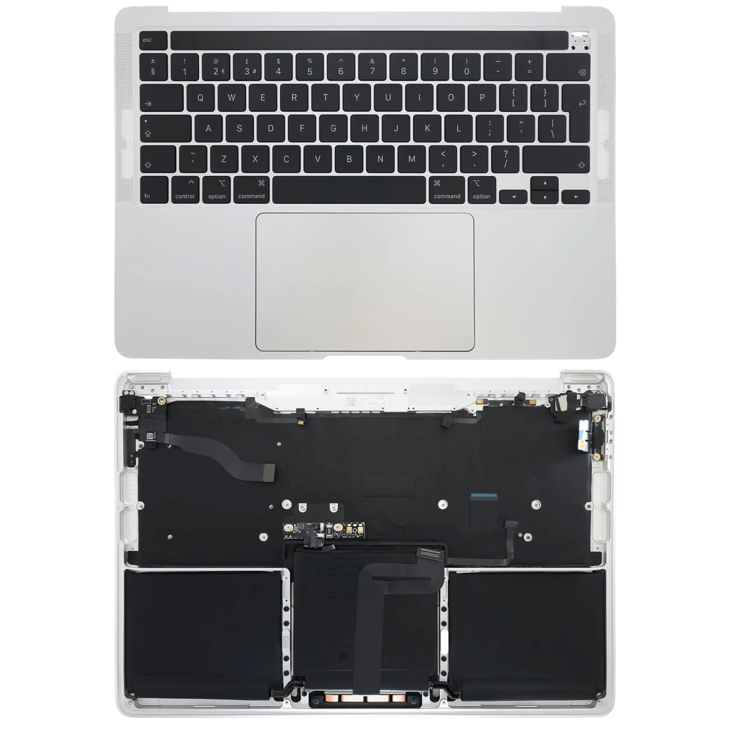 MacBook Pro 13 A2289 Top Case mit Akku & UK Tastatur Silber